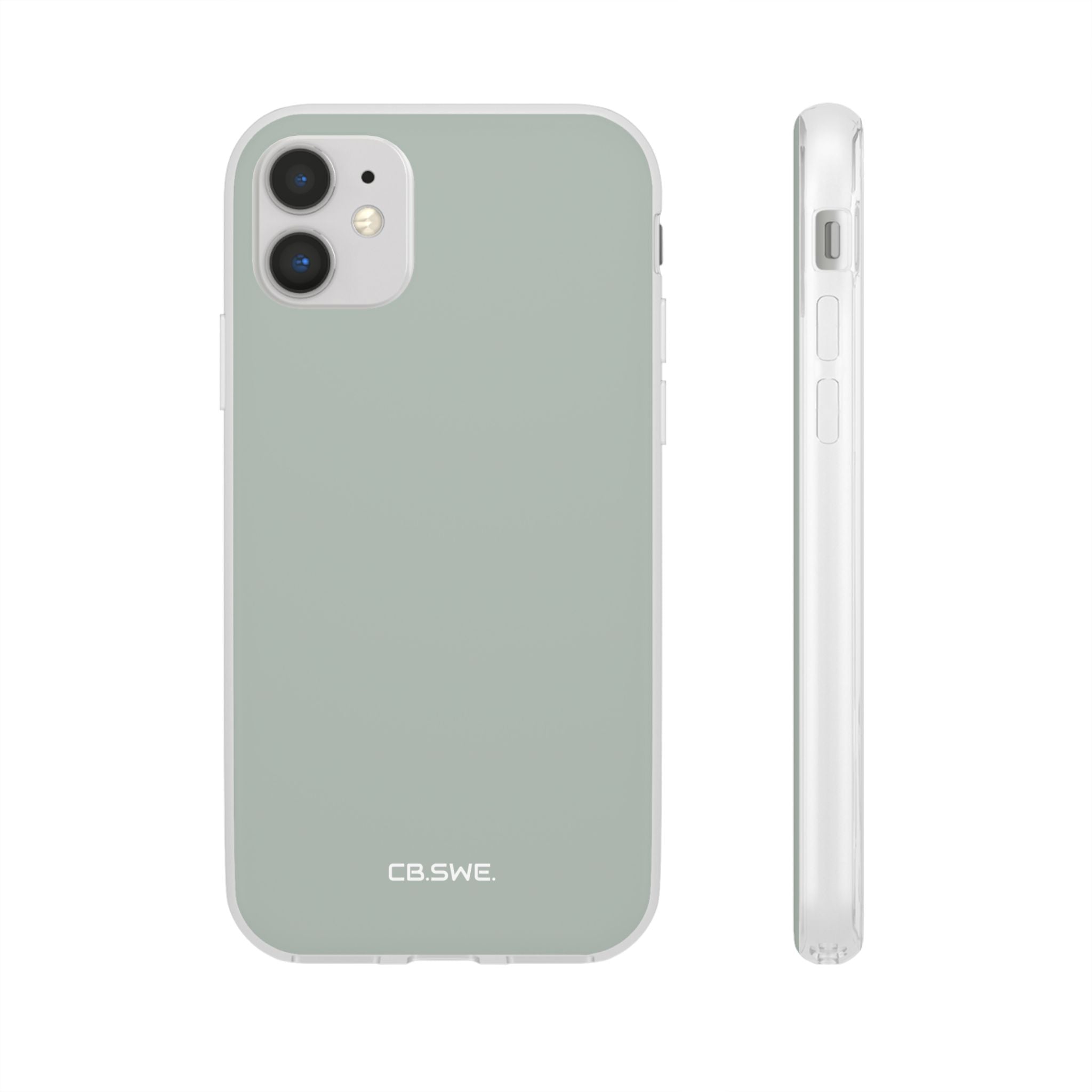 Aschgraue iPhone-Hülle – Flexi