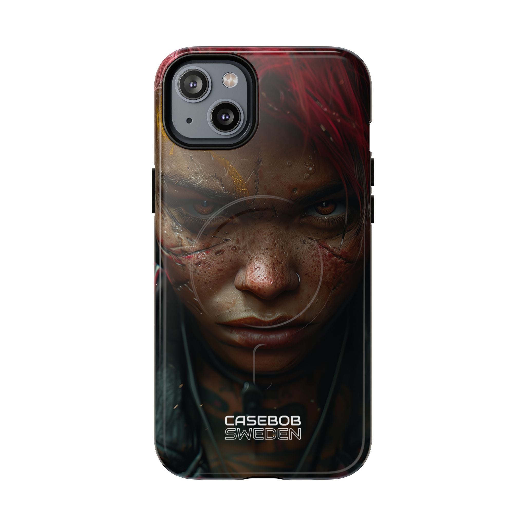 Ritratto Ribelle Cyberpunk iPhone 14 - Tough+