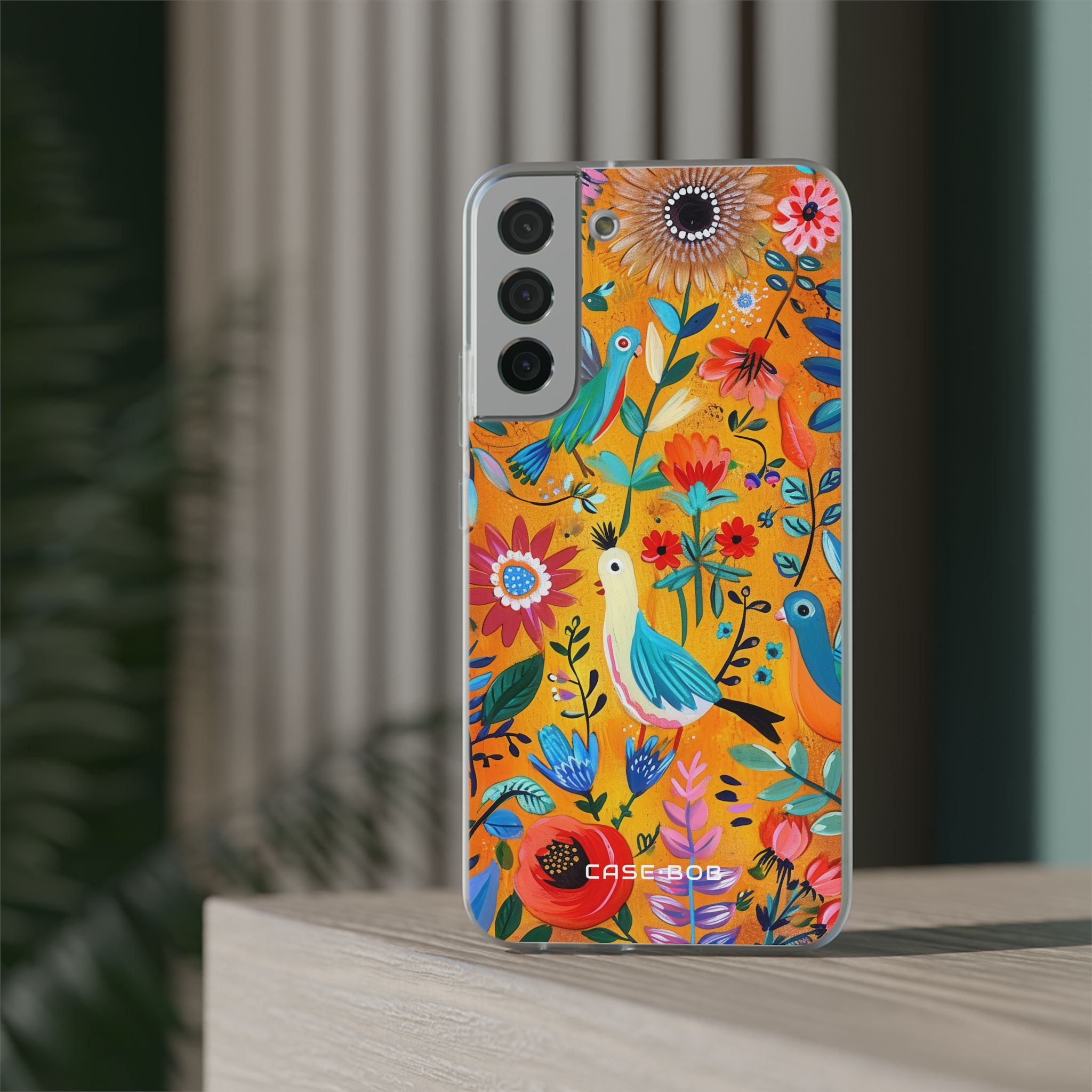 Colorful Birds Bloom Samsung S22 Plus Case - Soft