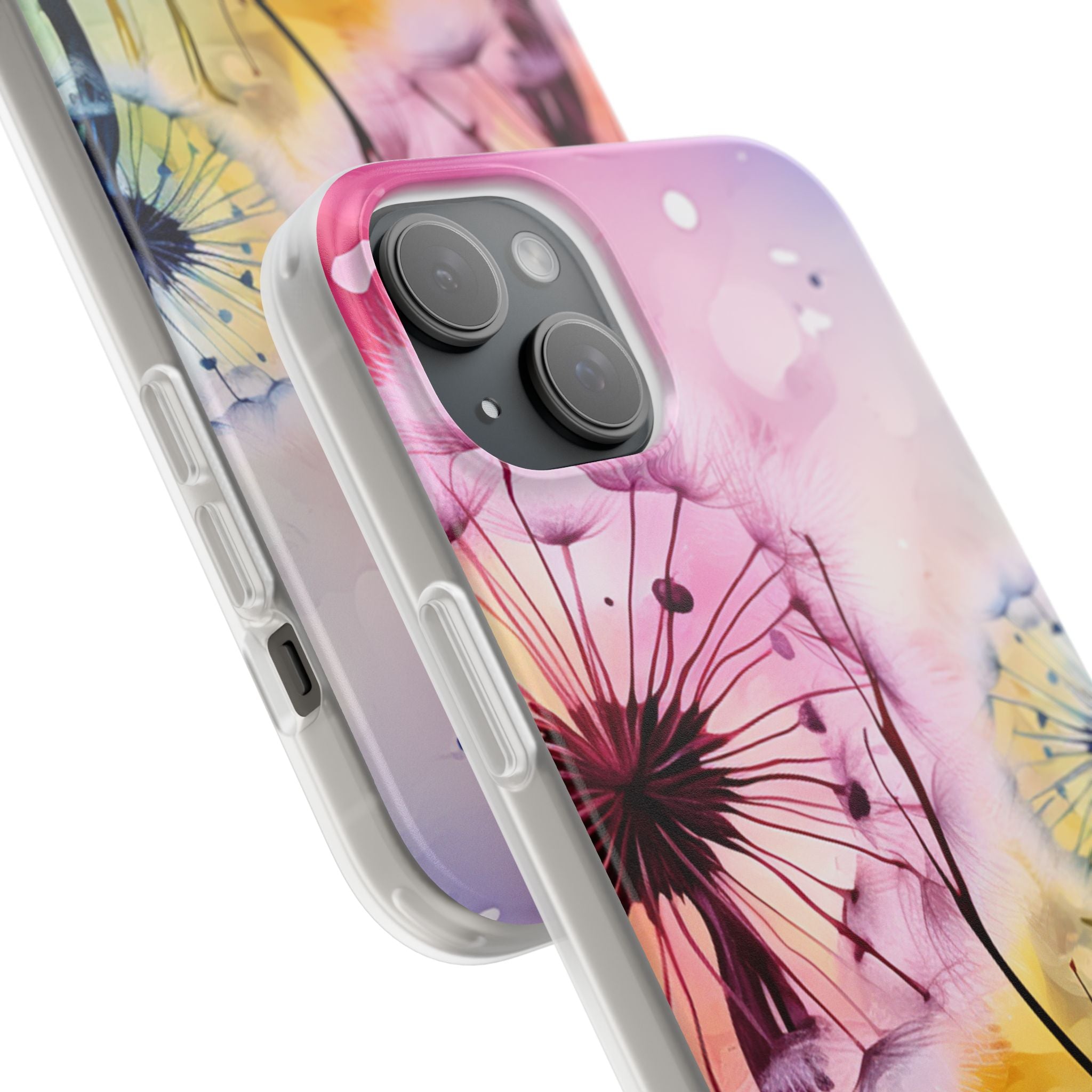 Dandelion Glow iPhone 15 Plus Case - Soft