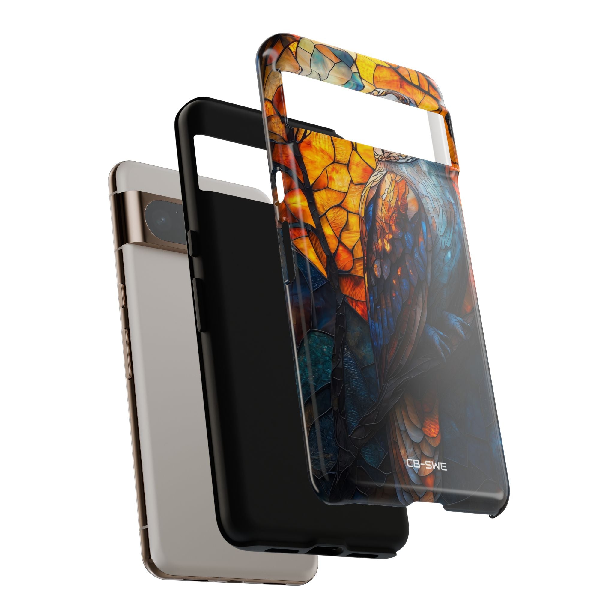 Owl Gazes Moonlight - Google Pixel Case