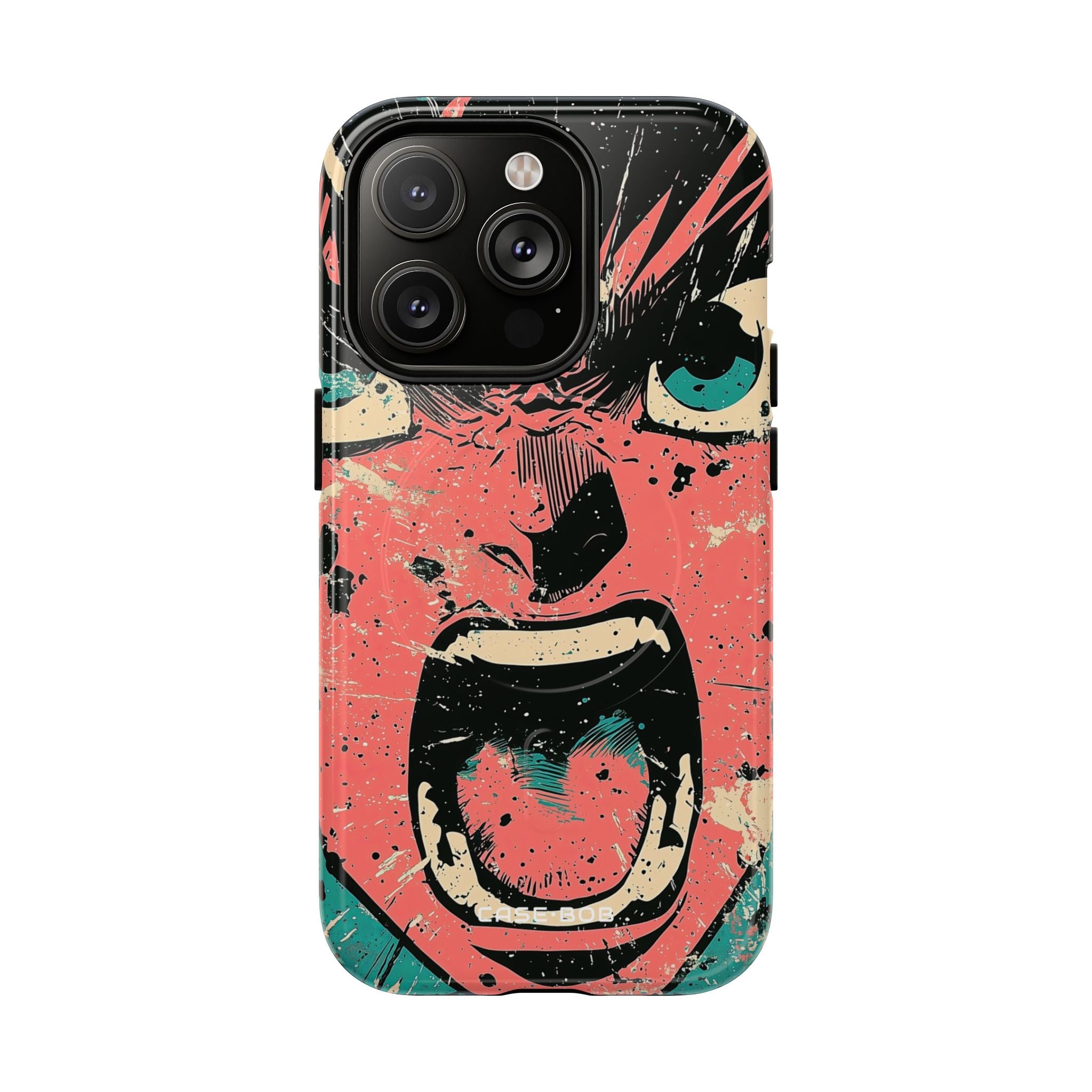 Screaming Face Pink iPhone 14 Pro Case - Tough+