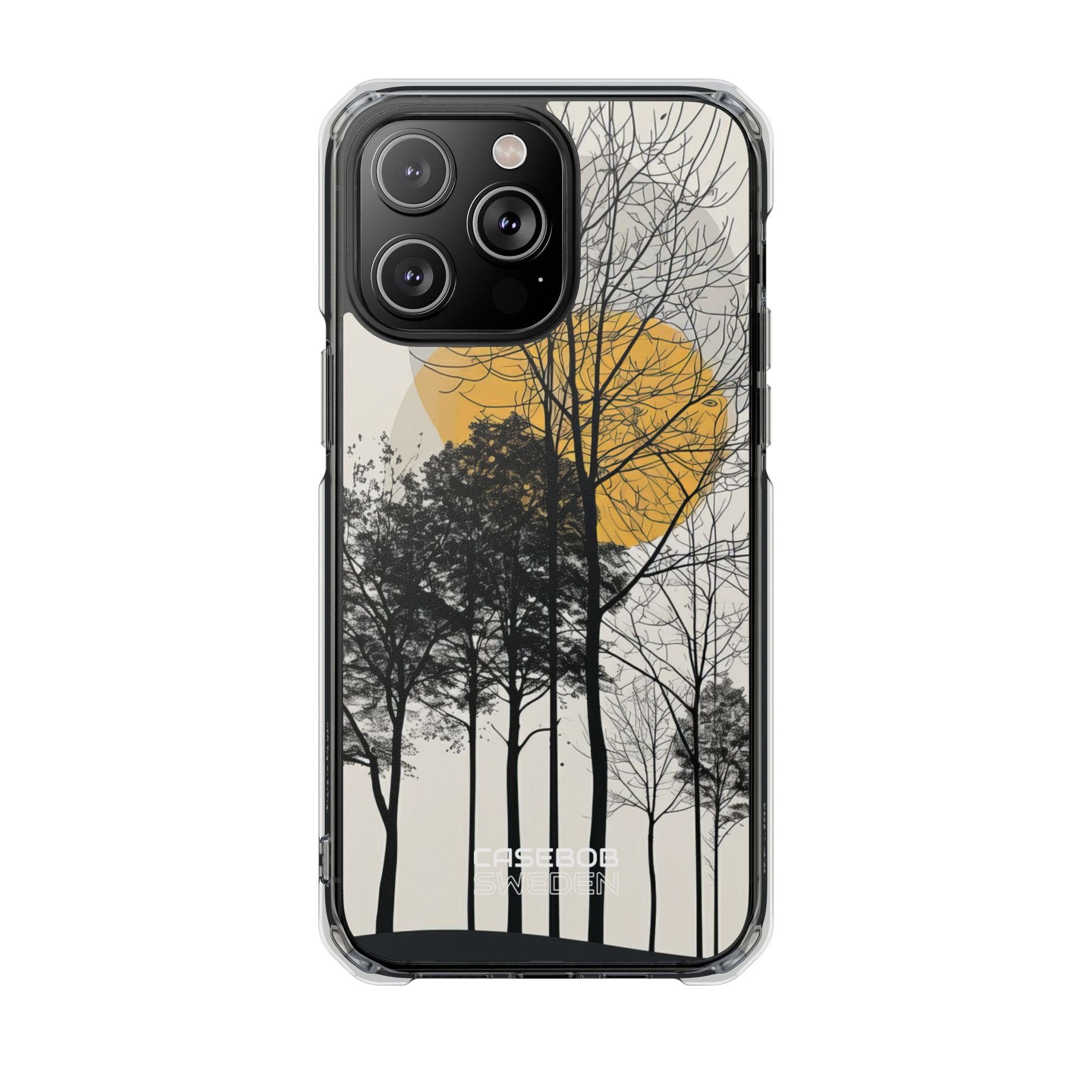 Golden Forest Silhouettes iPhone 14 - Impact Clear+