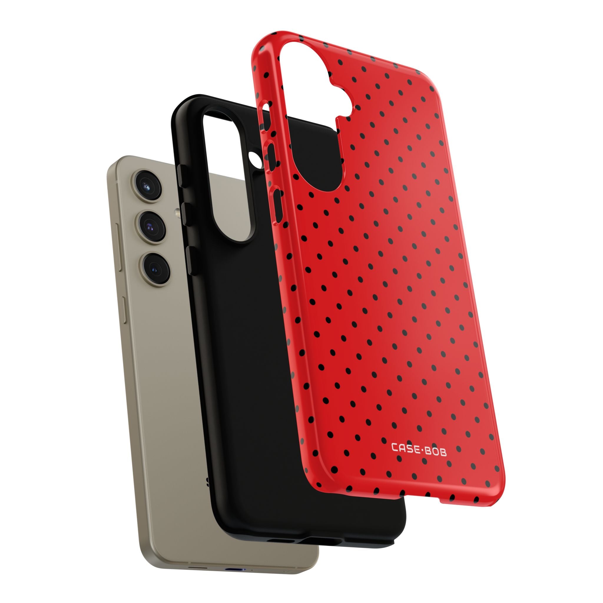 Crimson Dot Matrix Samsung S24 Plus Case - Tough