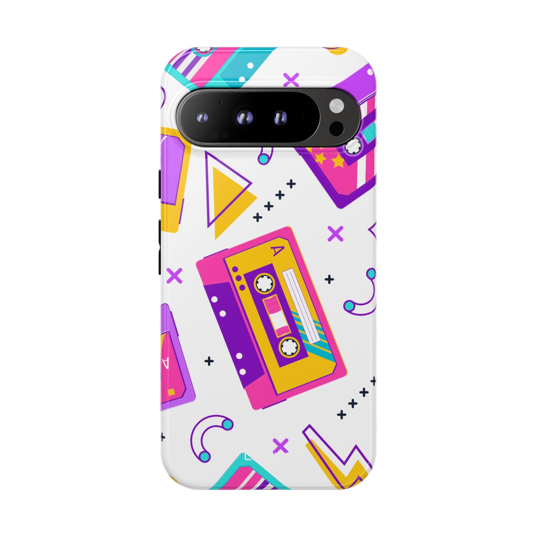 Retro Cassette Chaos - Google Pixel Case