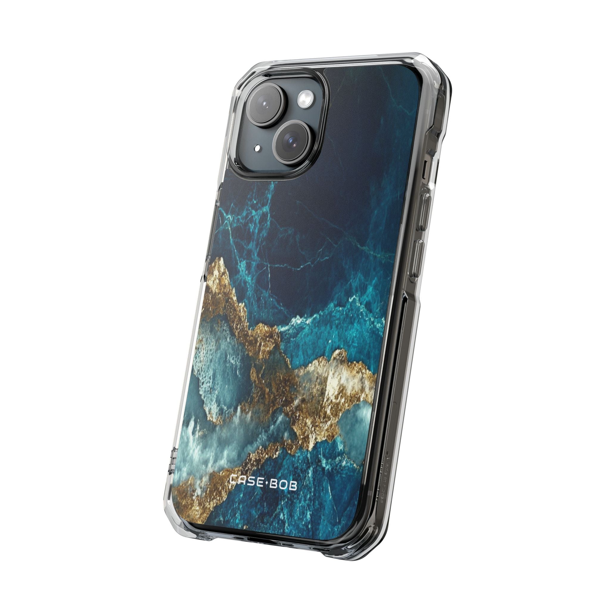 Golden Veins iPhone 15 Case - Impact