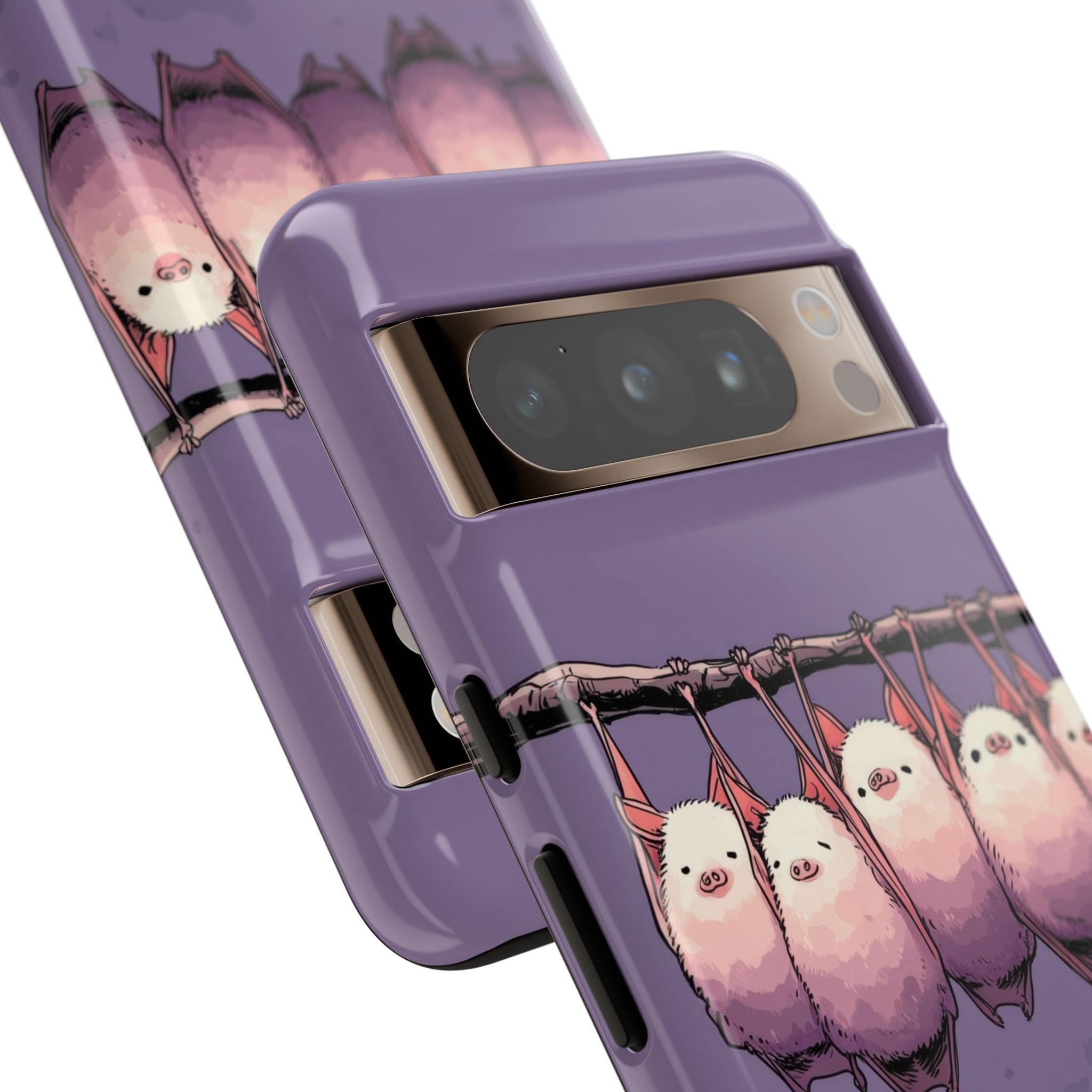 Bats Hang Playfully - Google Pixel Case