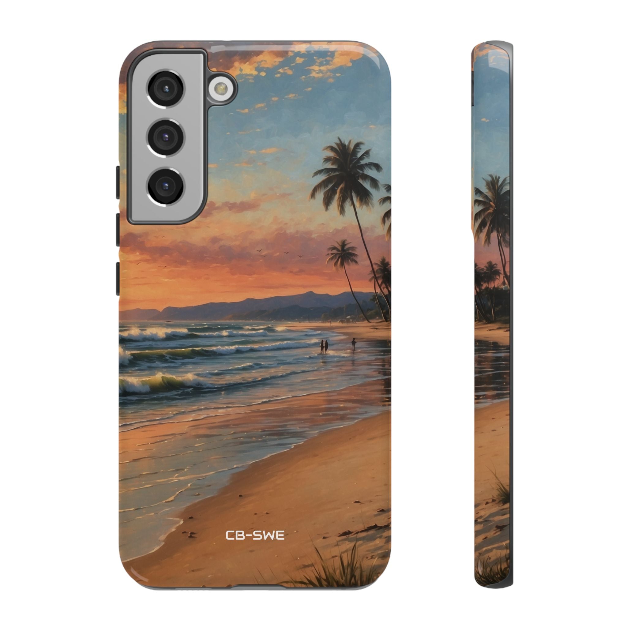 Golden Waves Embrace - Samsung Case