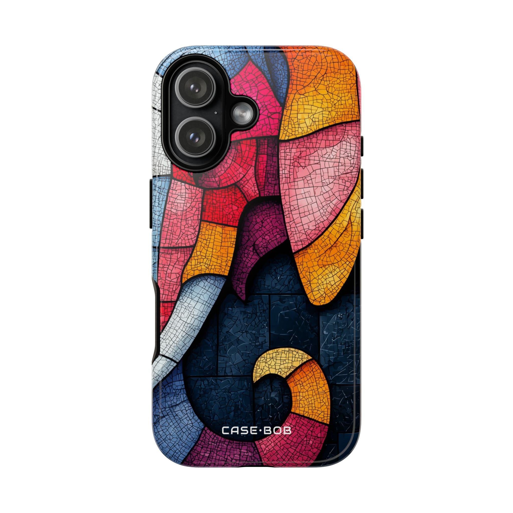 Elephant Mosaic iPhone 17 Case - Tough