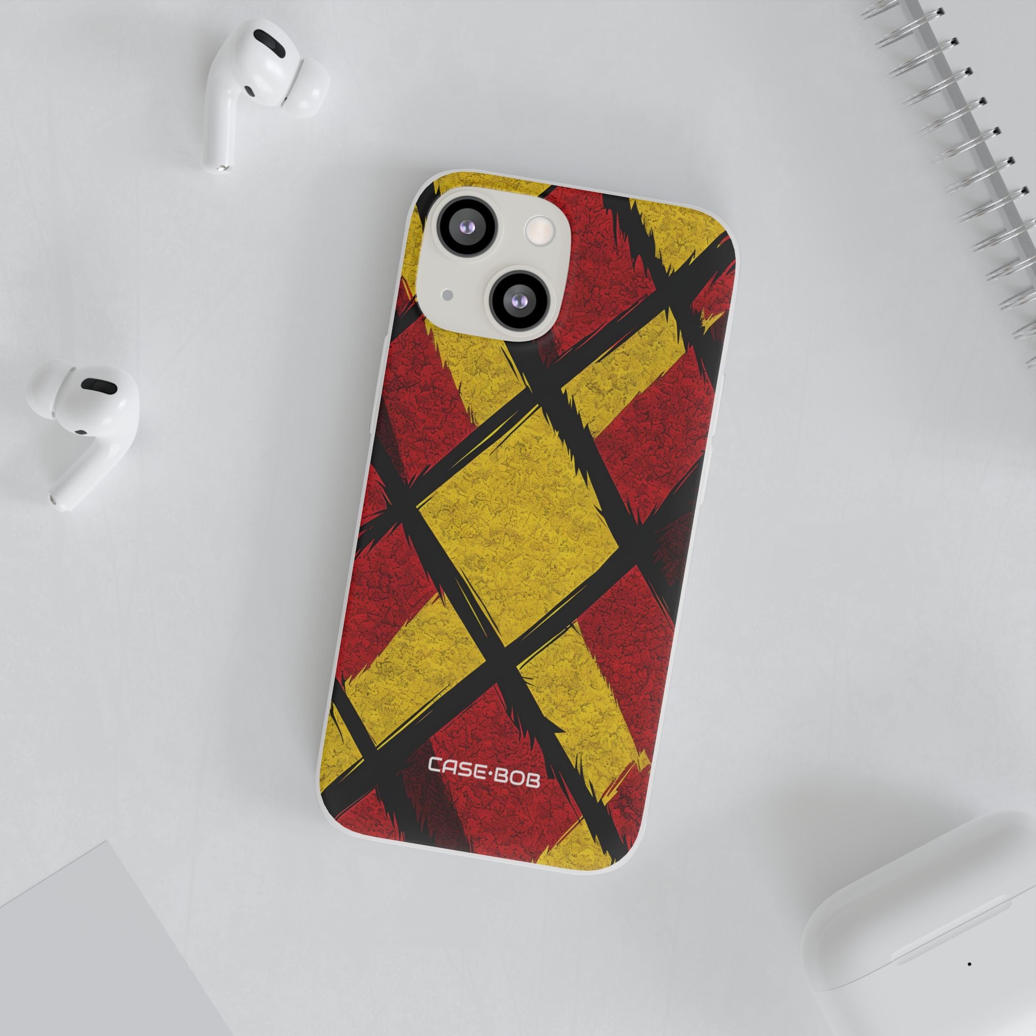 Vibrant Geometric Diamonds iPhone 13 mini - Soft Case