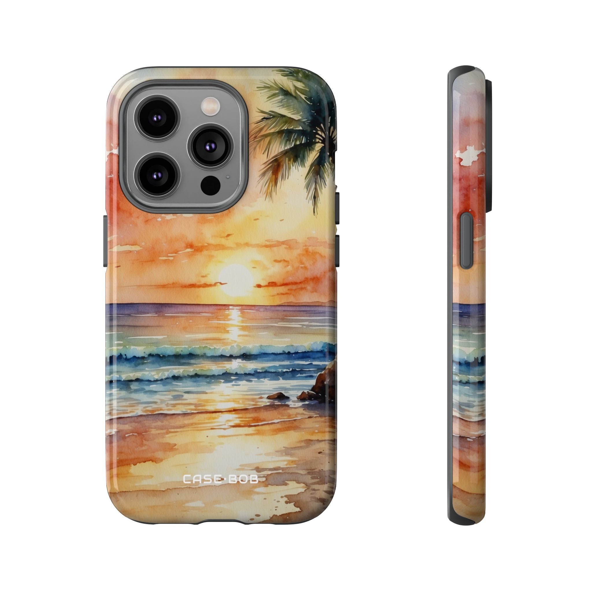 Sunset Palm iPhone 14 Pro Case - Tough