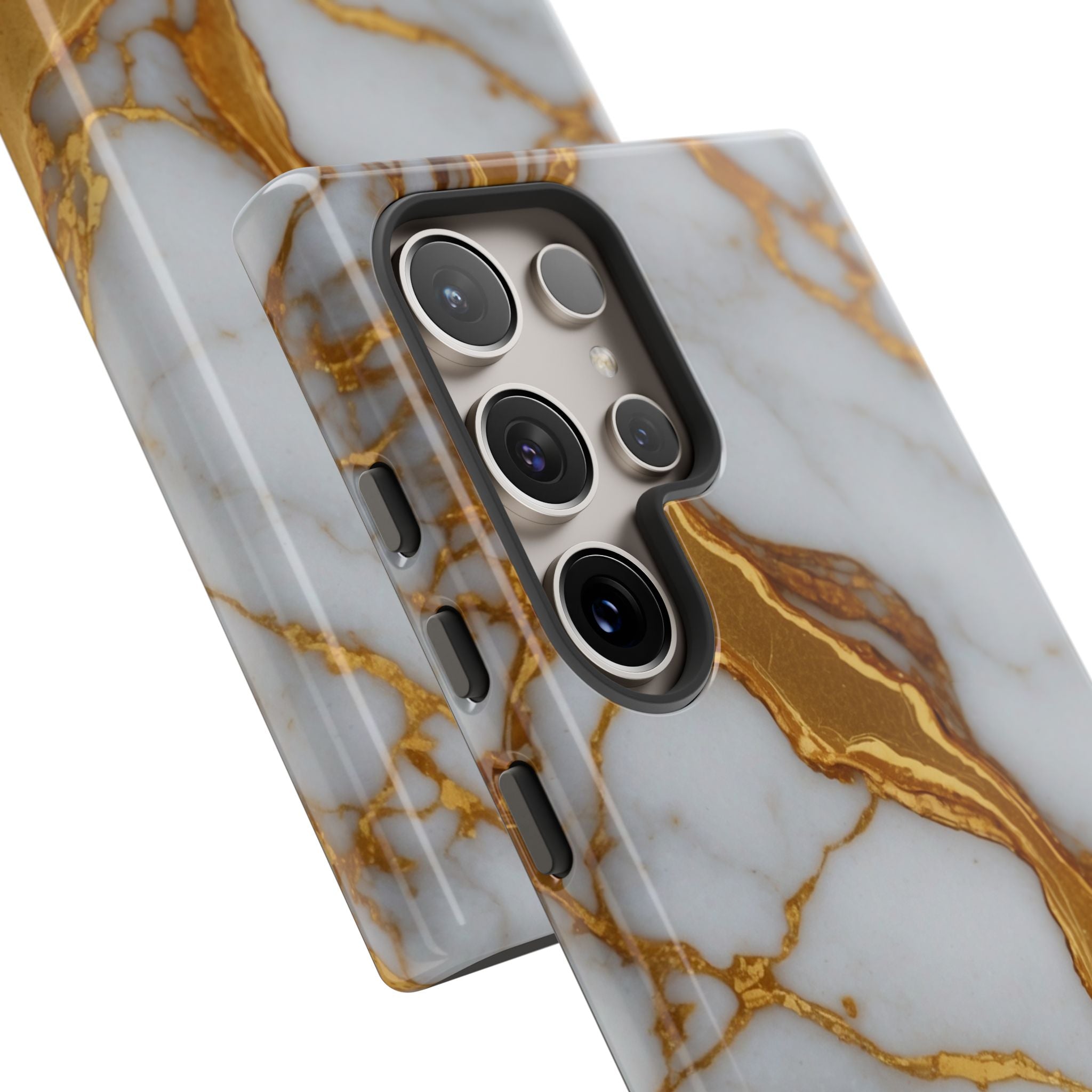 Golden Veins Flow - Samsung Case