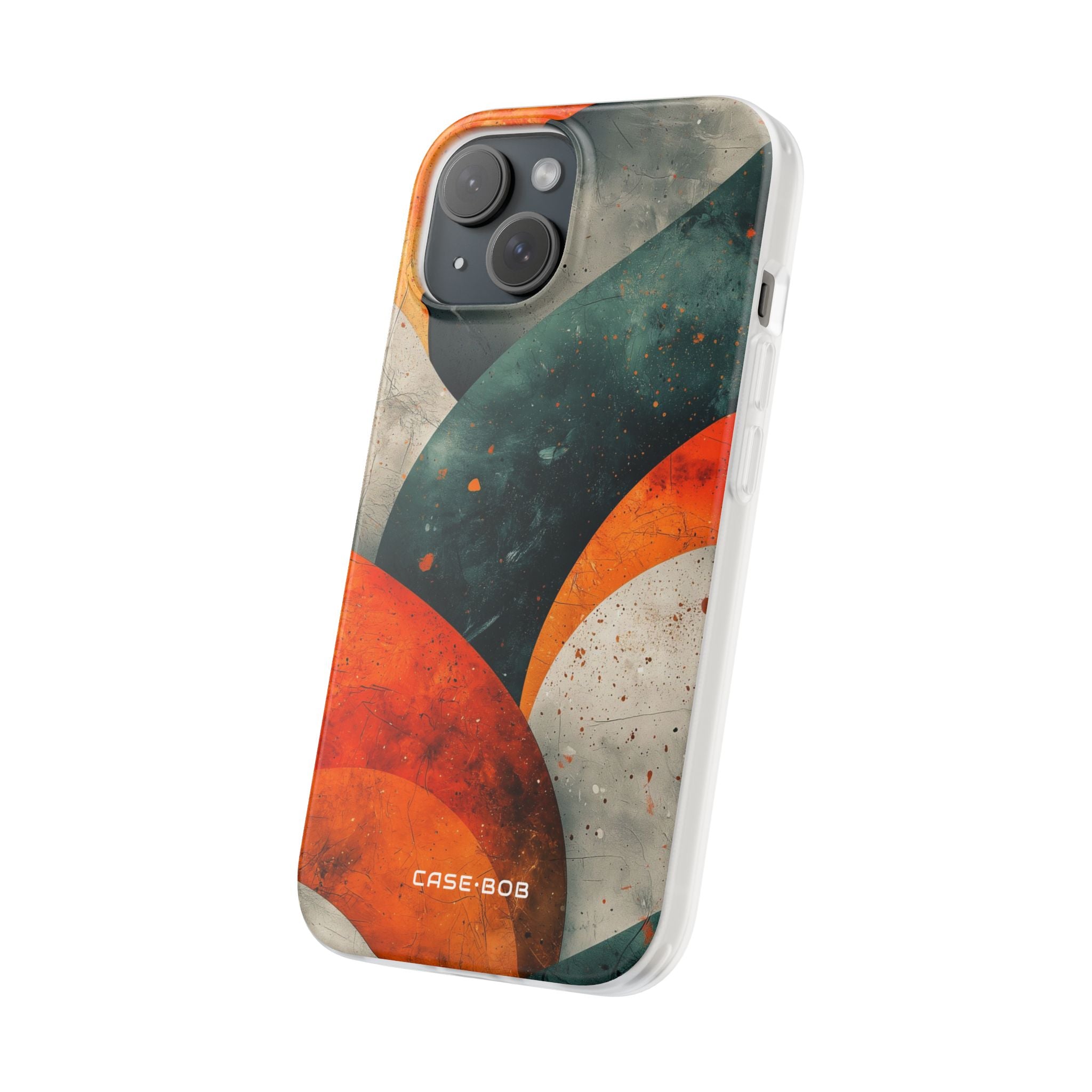 Crimson Wave iPhone 15 Case - Soft