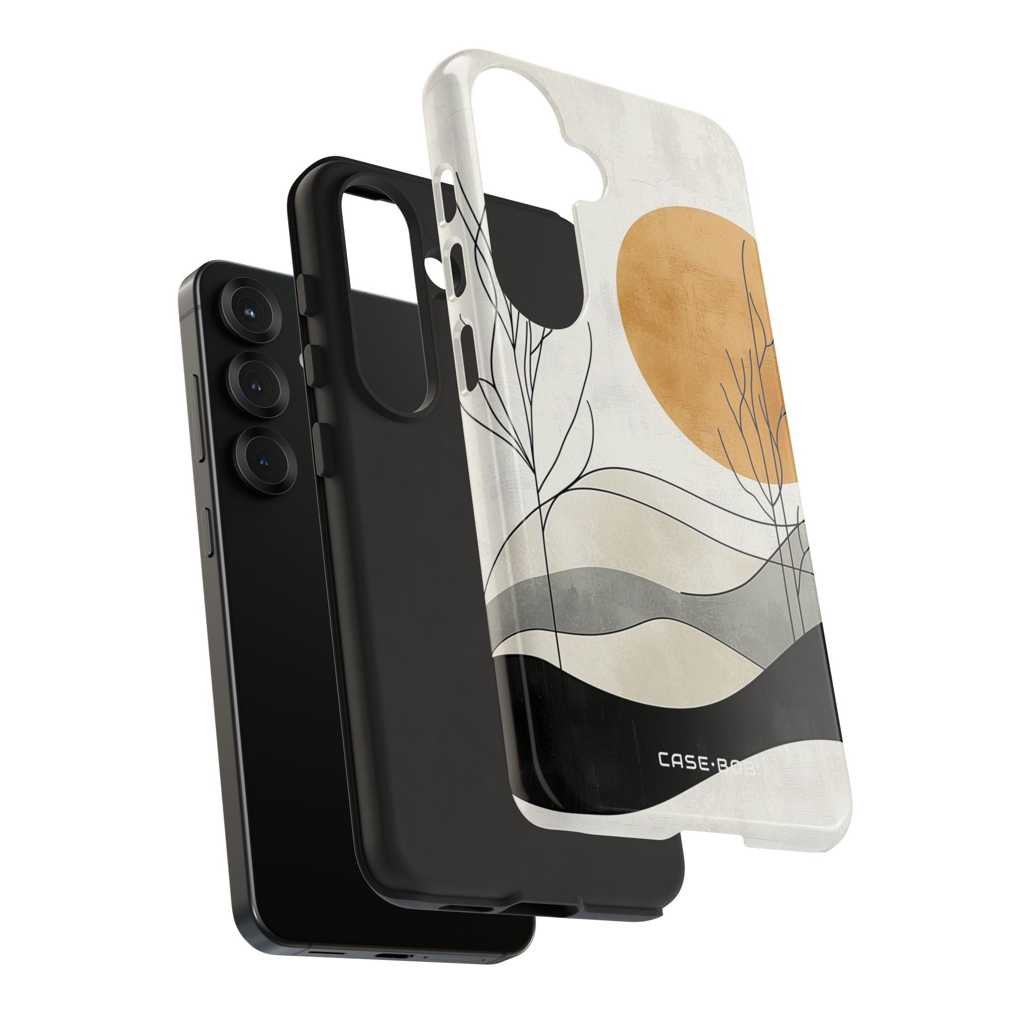 Orange Halo Samsung S25 Case - Tough