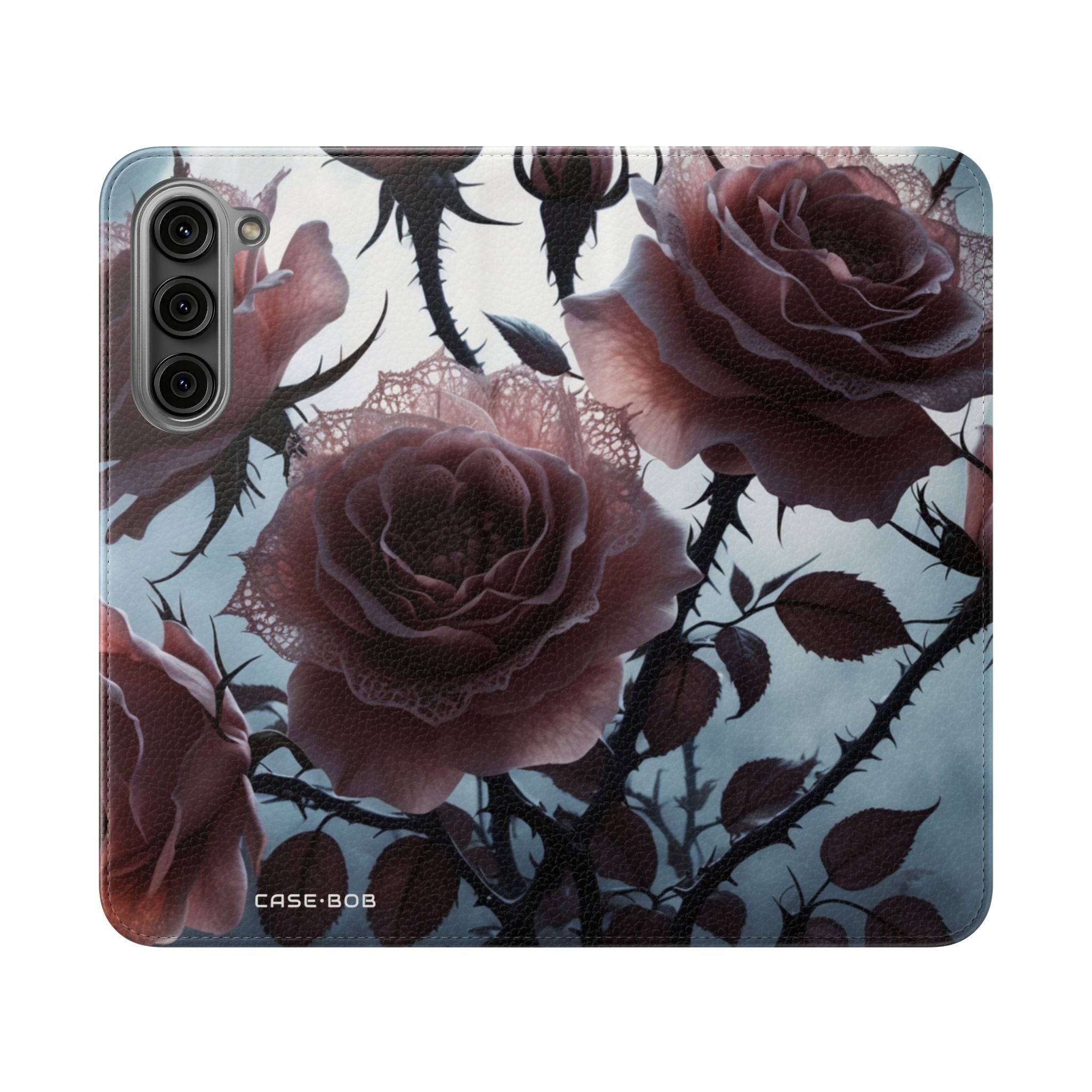 Lace Rose Moonlight - Samsung S23+ Case - Wallet