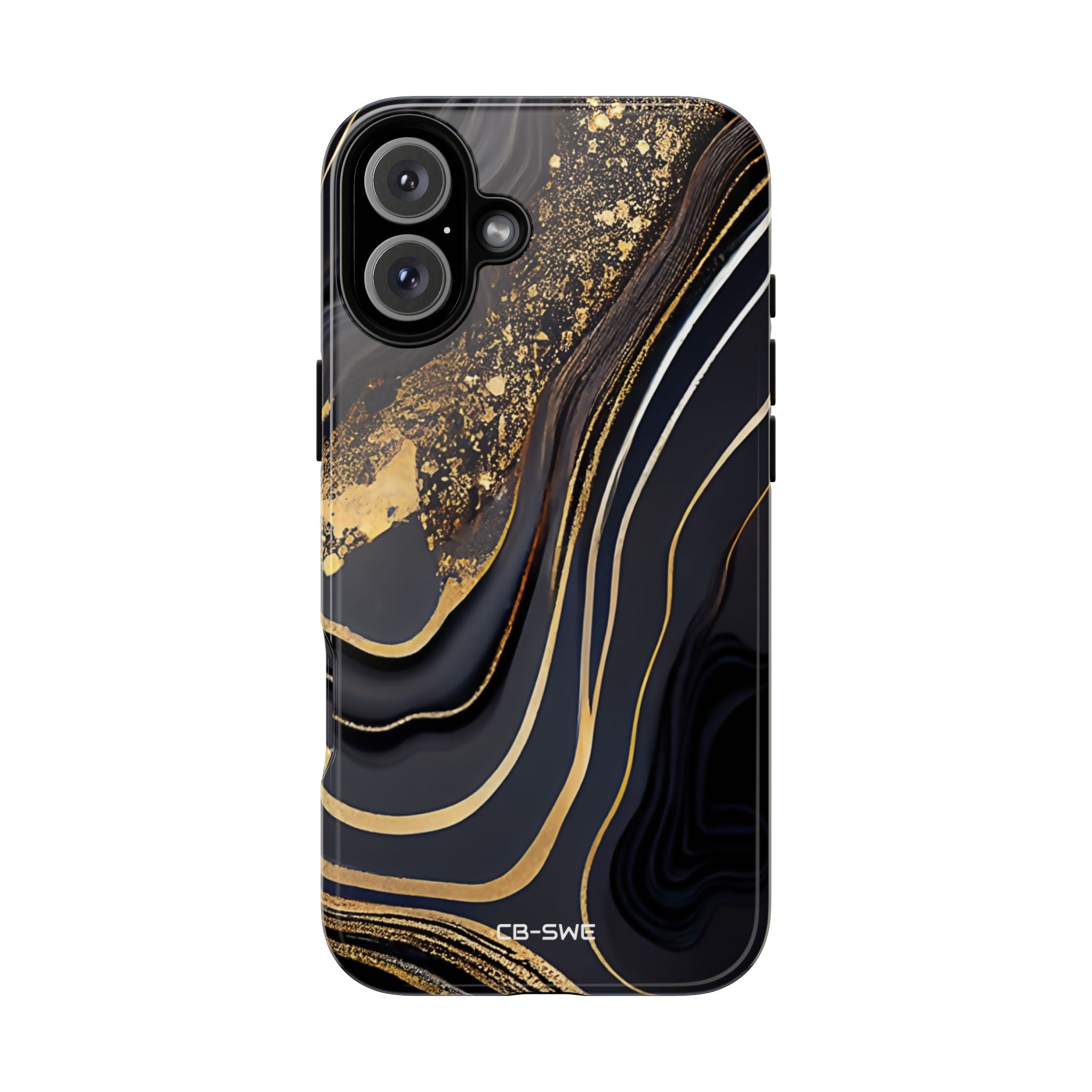 Elegant Gold Streams - iPhone Case
