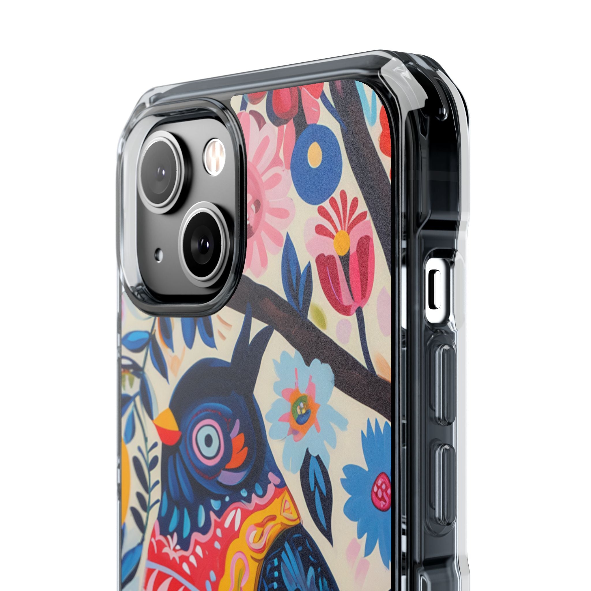 Whimsical Owl Garden iPhone 14 - Impact Clear+