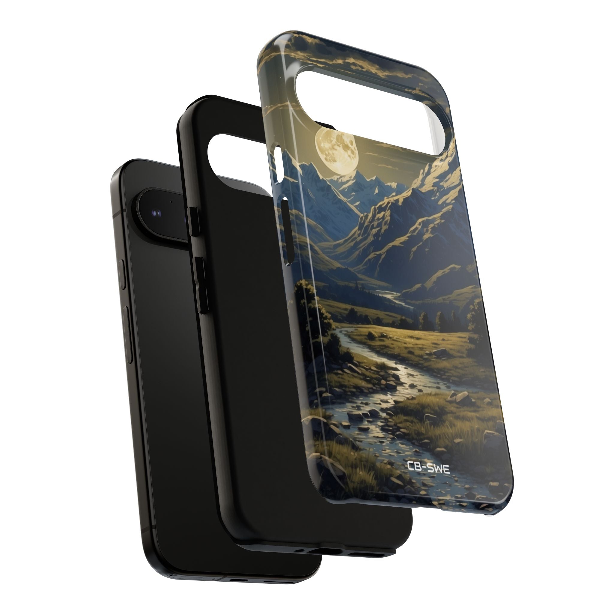 Moonlight Guides River - Google Pixel Case