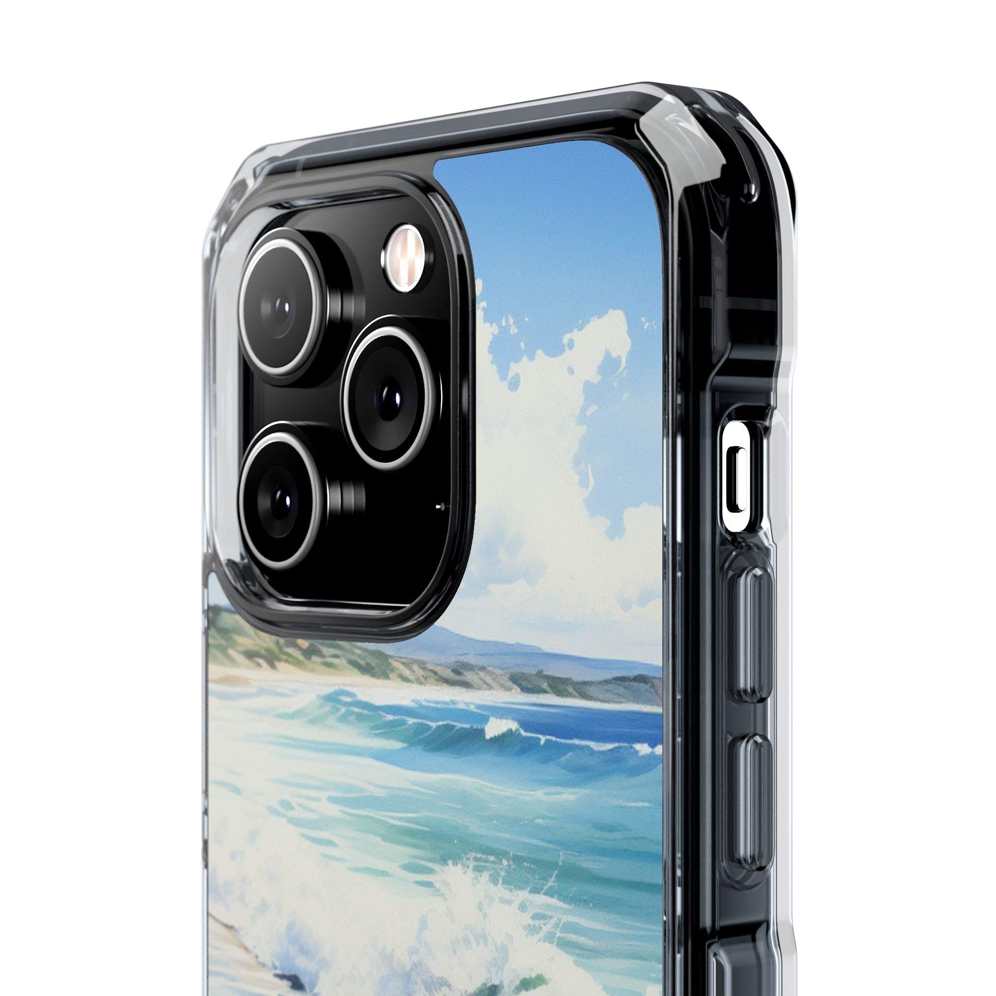Serene Coastal Watercolors iPhone Case - Impact