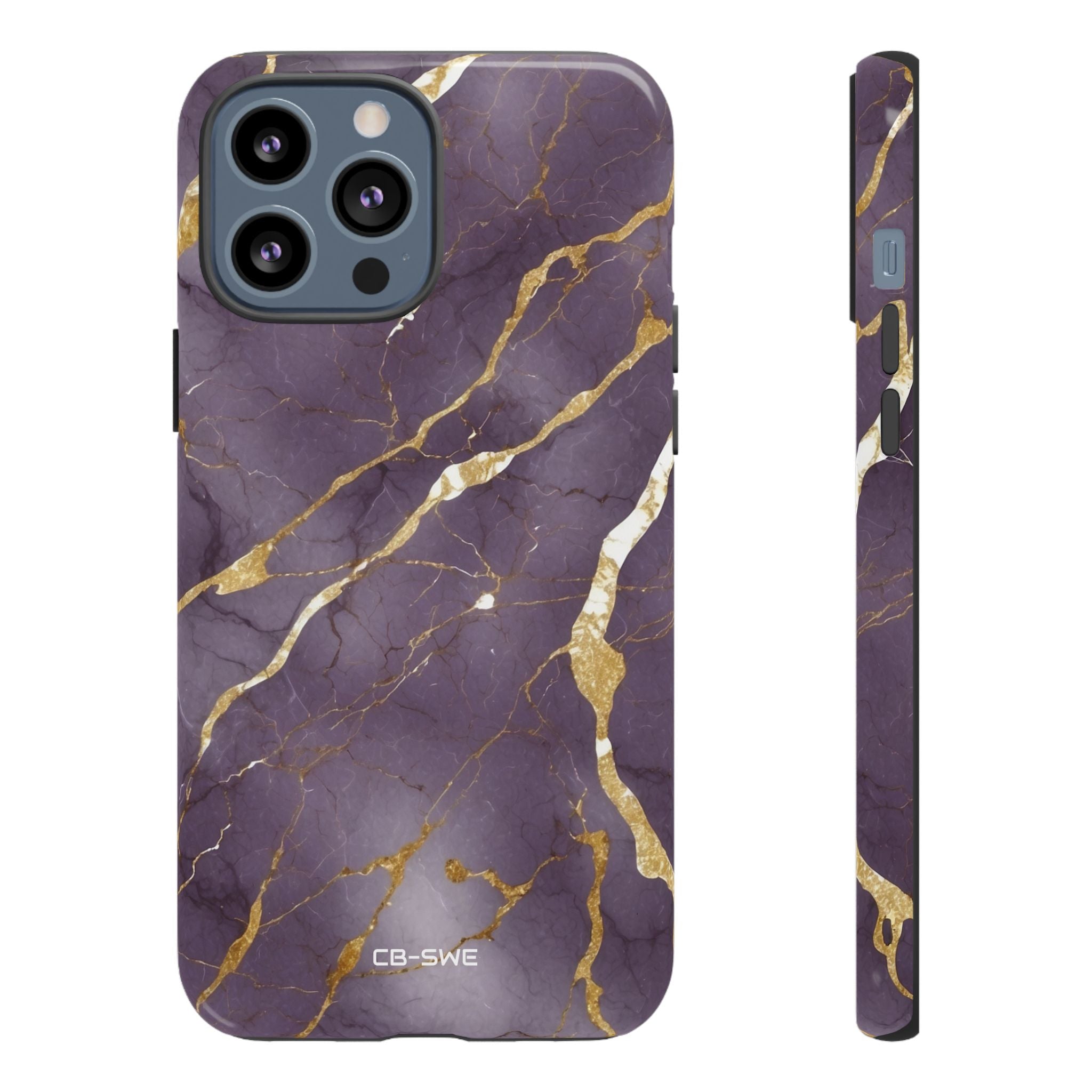 Golden Veins Flowing - iPhone Case