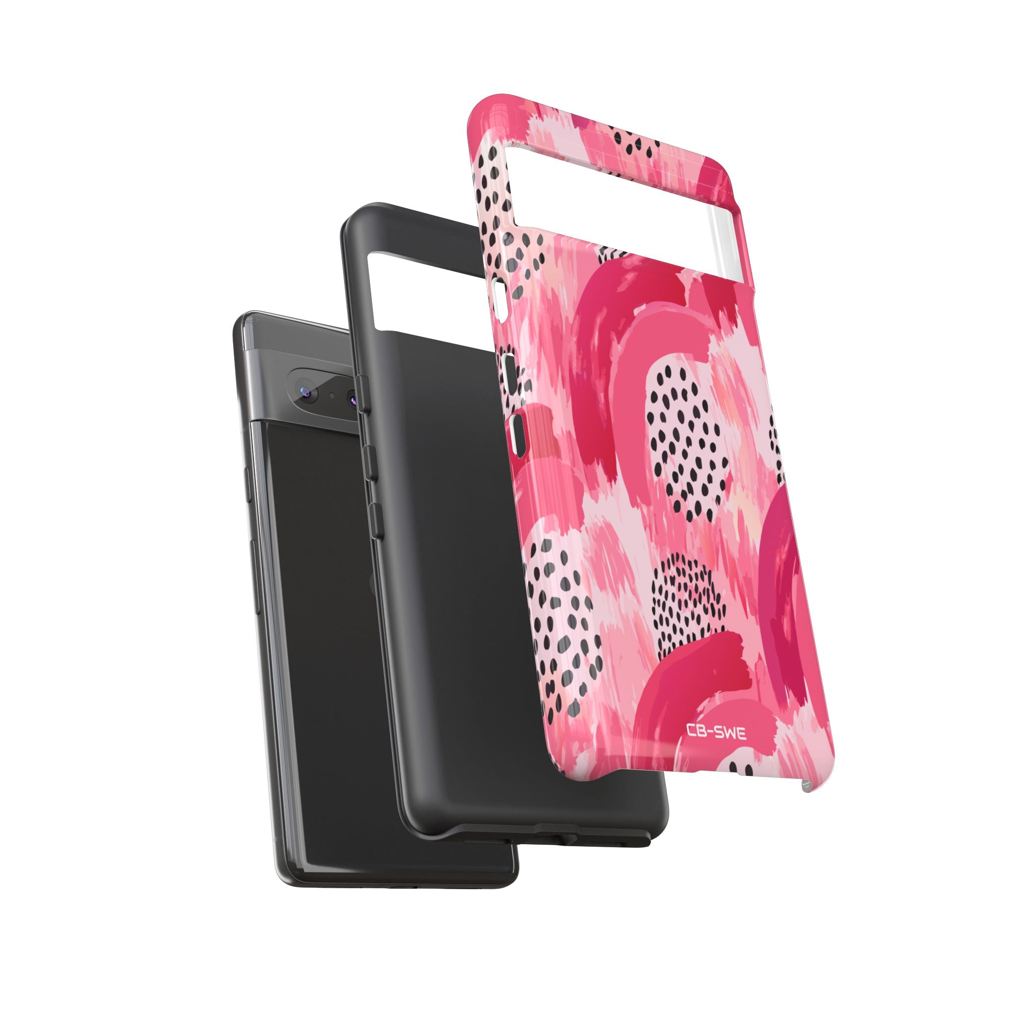 Vibrant Brushwork Dance - Google Pixel Case