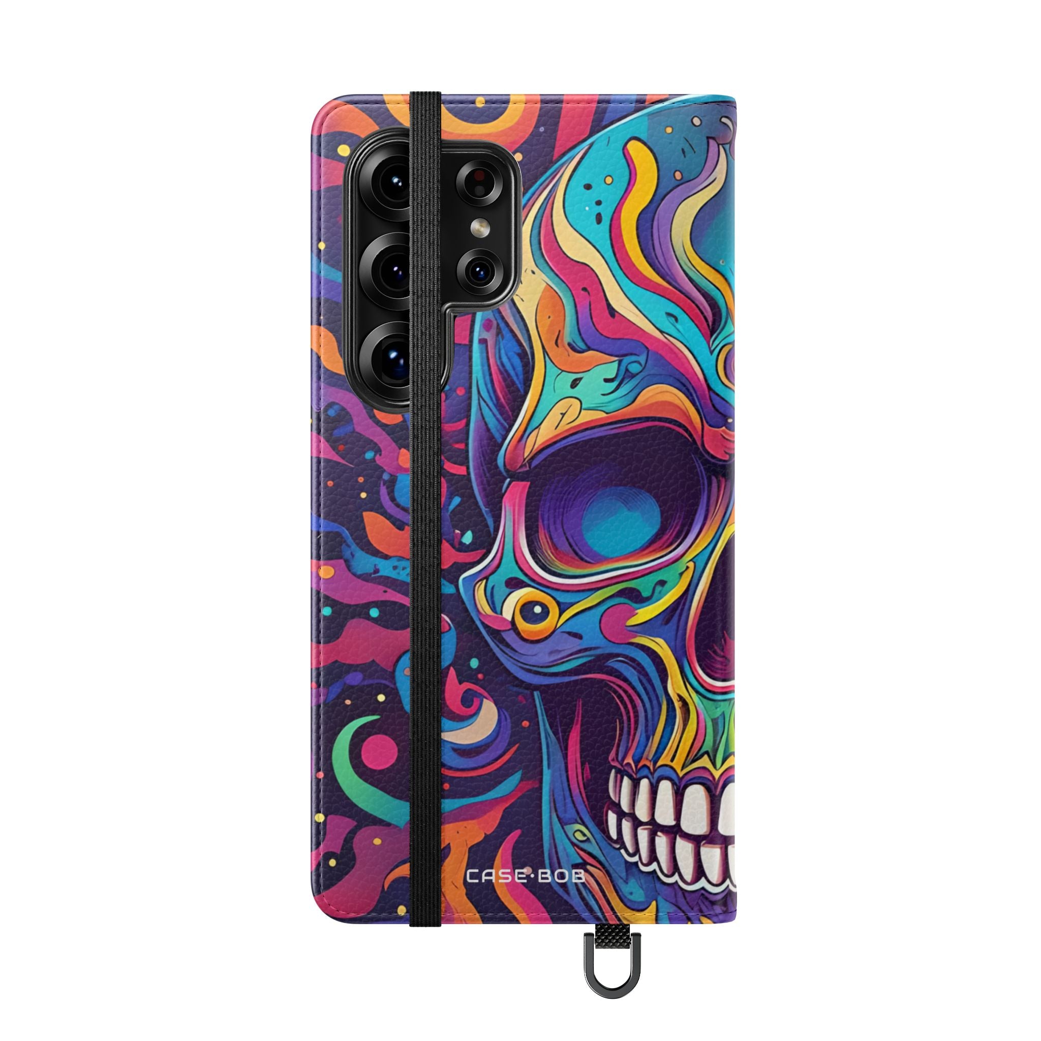 Psychedelic Skull - Samsung S25 Ultra Case - Wallet