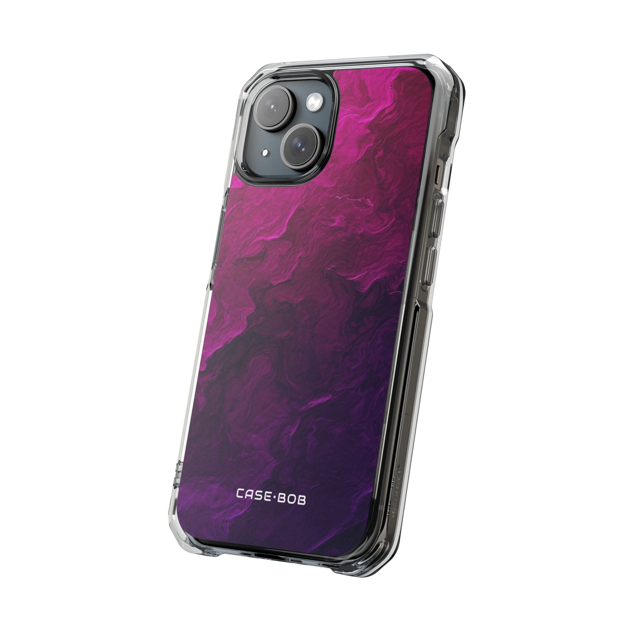 Marbled Swirl Purple iPhone 15 Case - Impact
