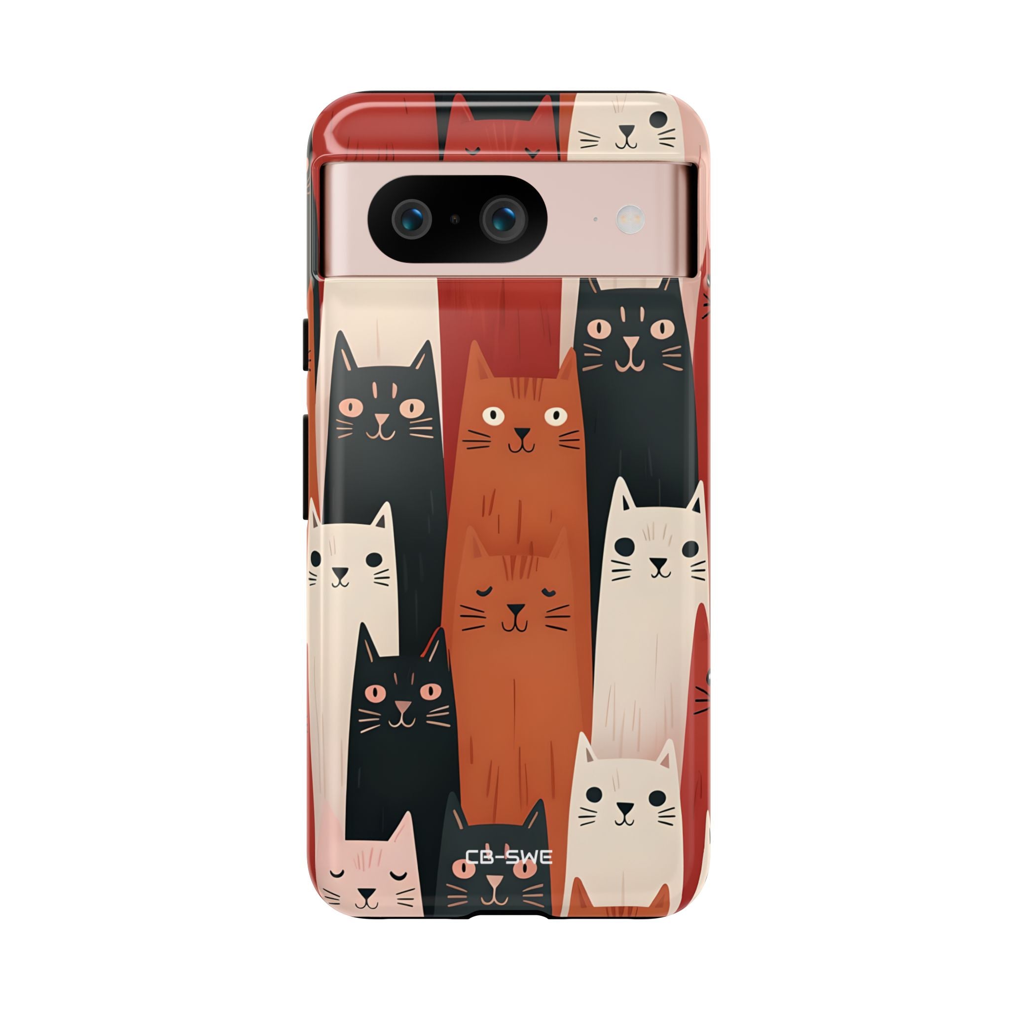 Assemblée de Chats Fantaisistes - Coque pour Google Pixel