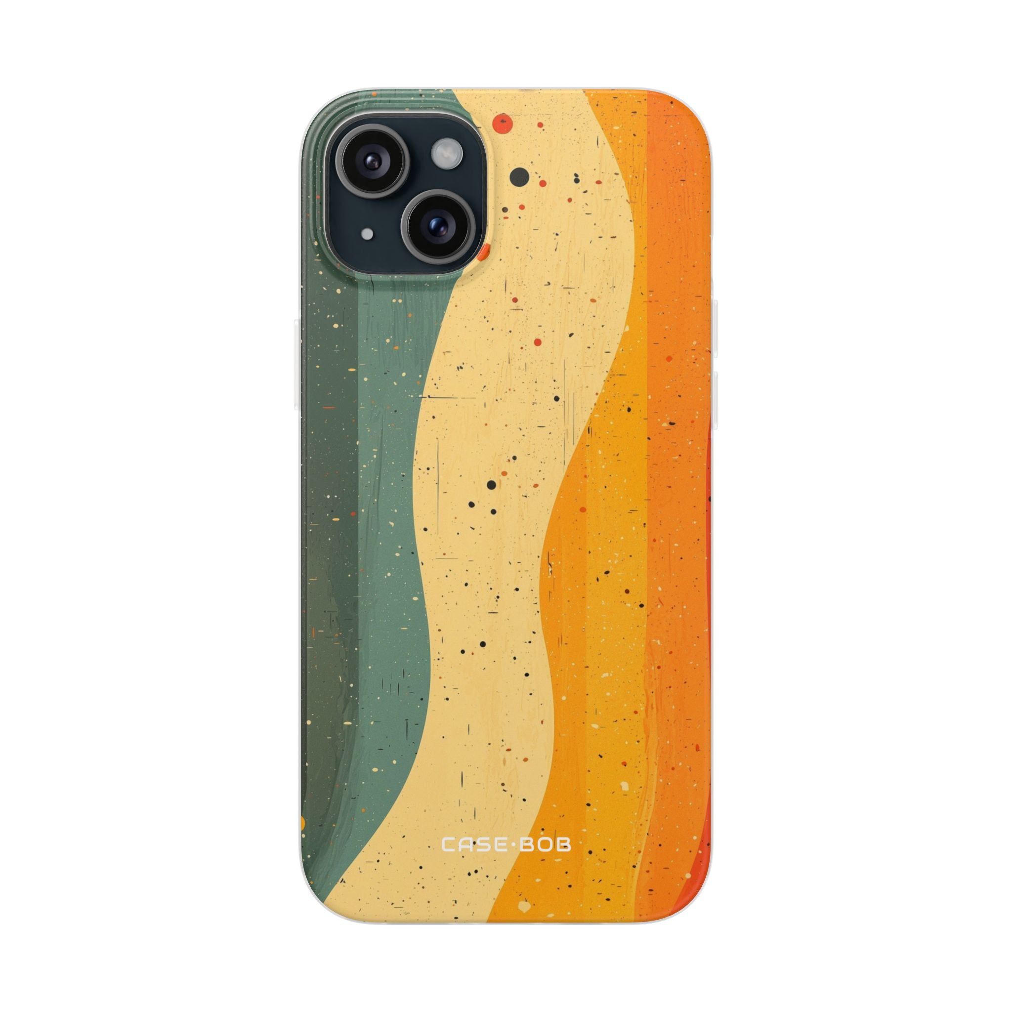 Wavy Forest Veil iPhone 15 Plus Case - Soft