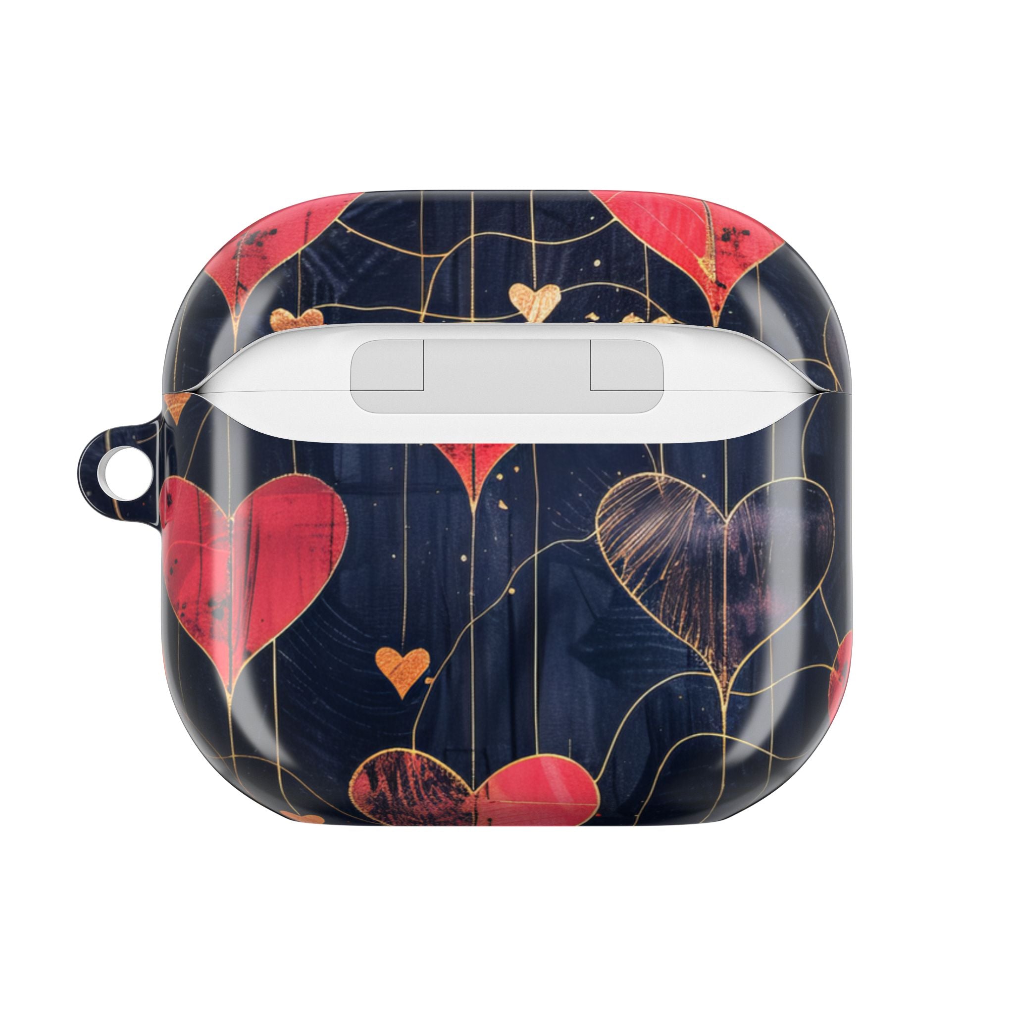 Rauhallinen sydänruudukko - AirPods Case