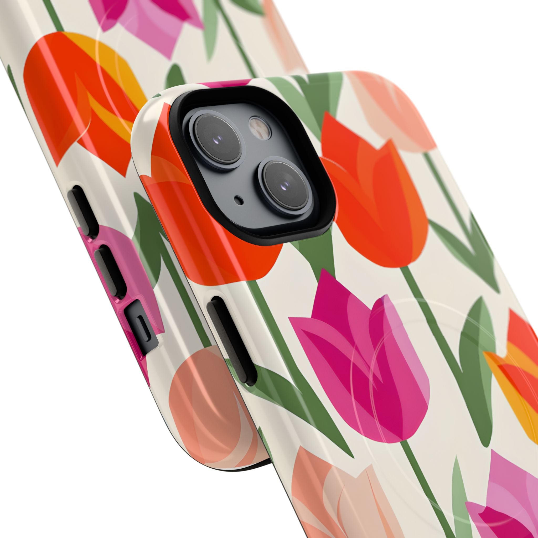 Tulip Harmony Green iPhone 14 - Tough+