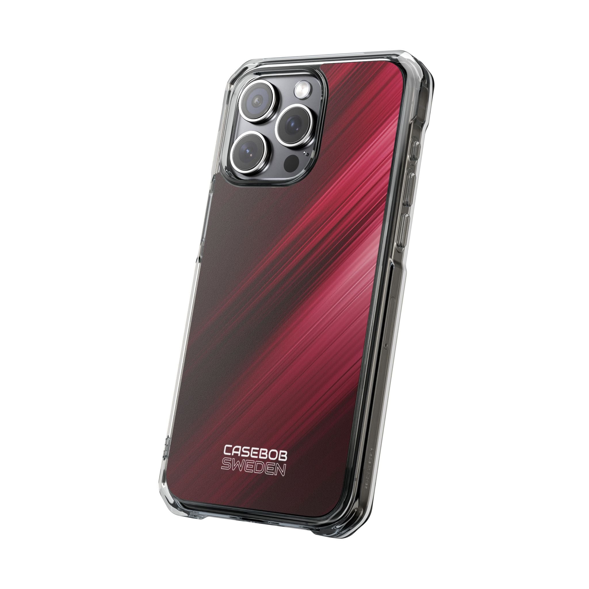 Crimson Drift Motion iPhone 15 - Impact Clear+