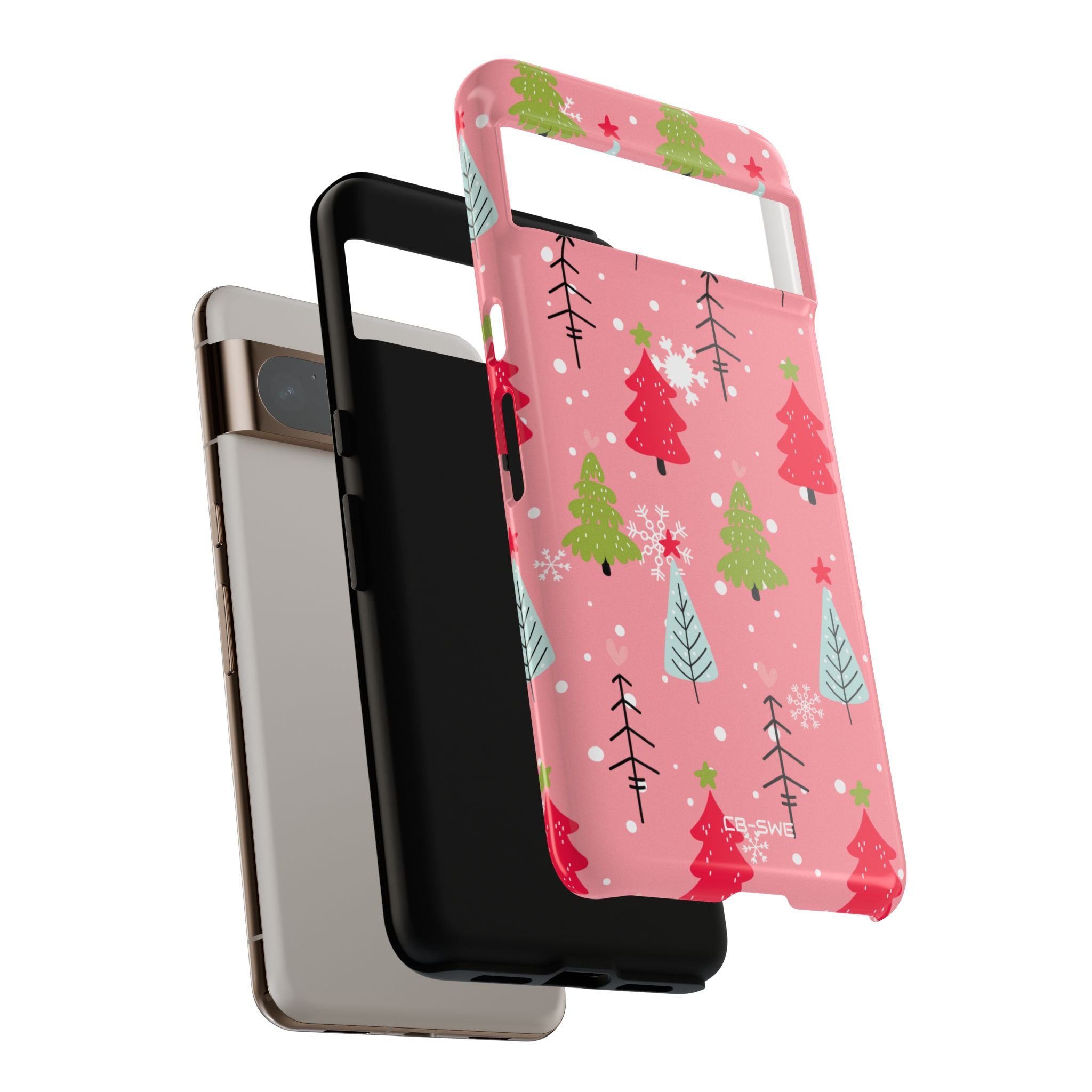 Snowflakes Dance Playfully - Google Pixel Case