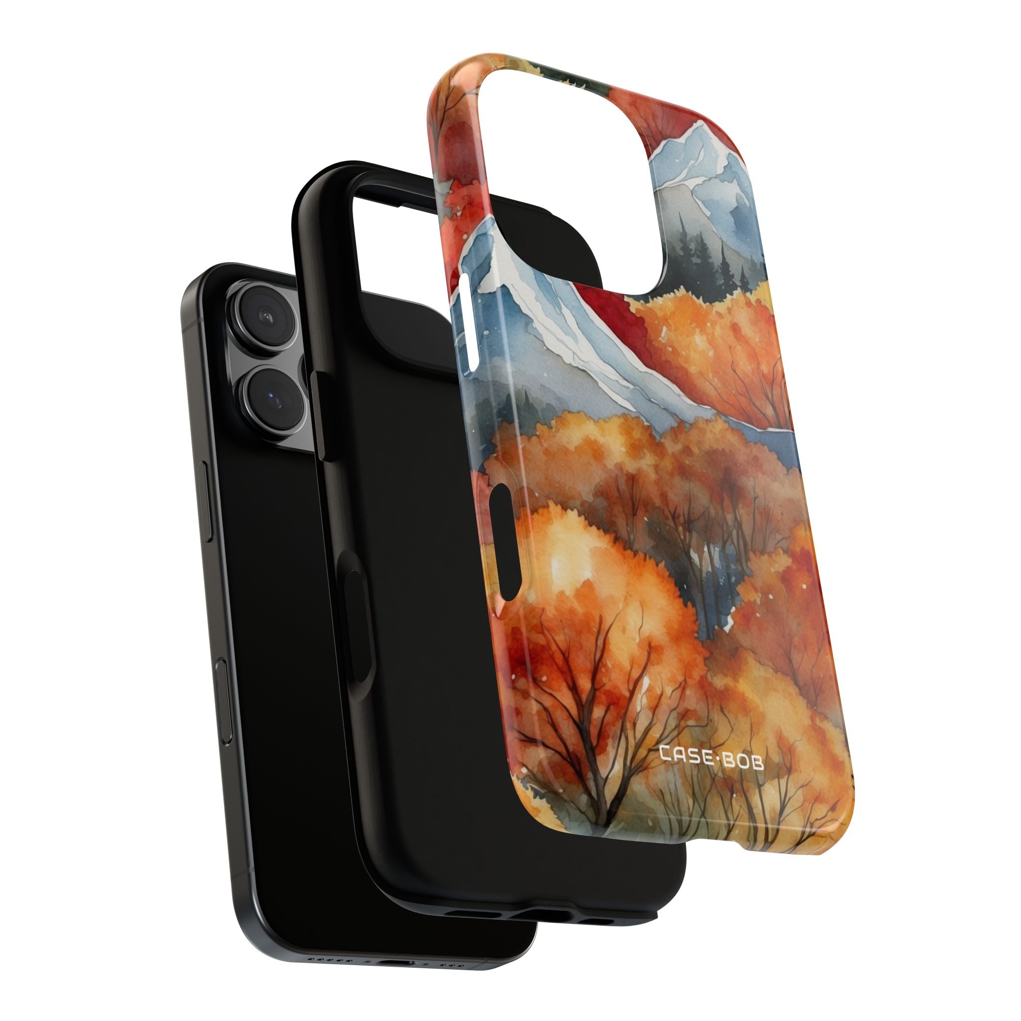 Snowy Peaks Autumn iPhone 16 Pro Case - Tough
