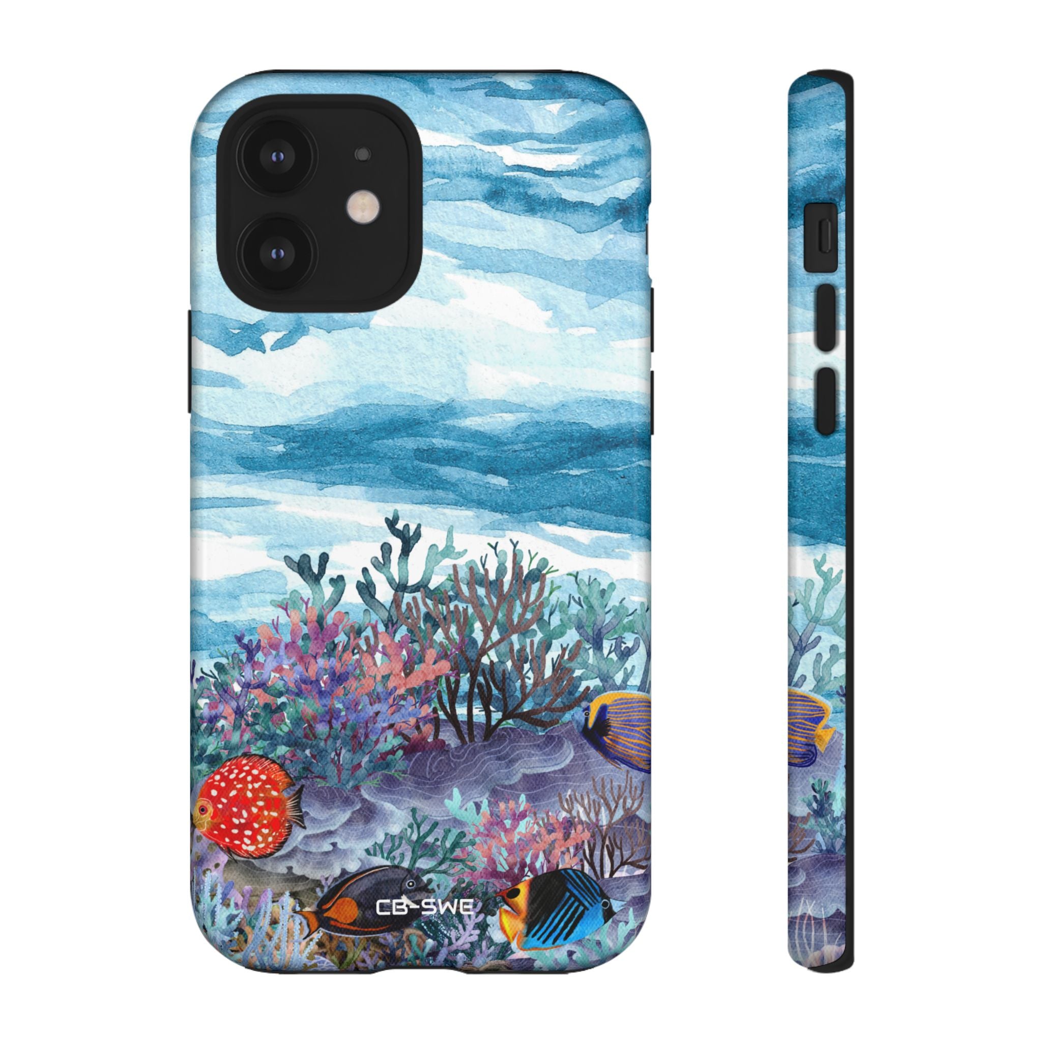 Aquatic Life Watercolors - iPhone Case