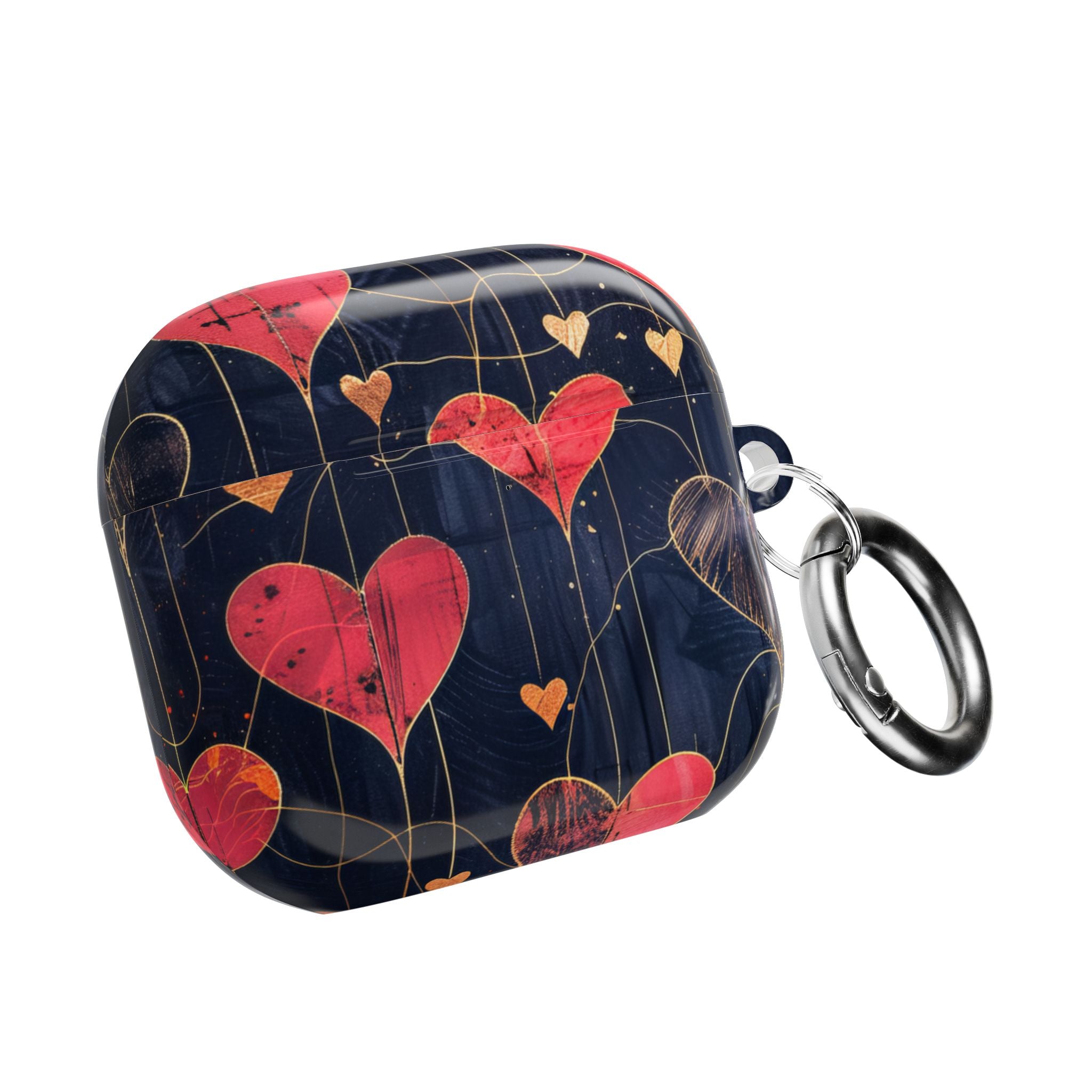 Rauhallinen sydänruudukko - AirPods Case