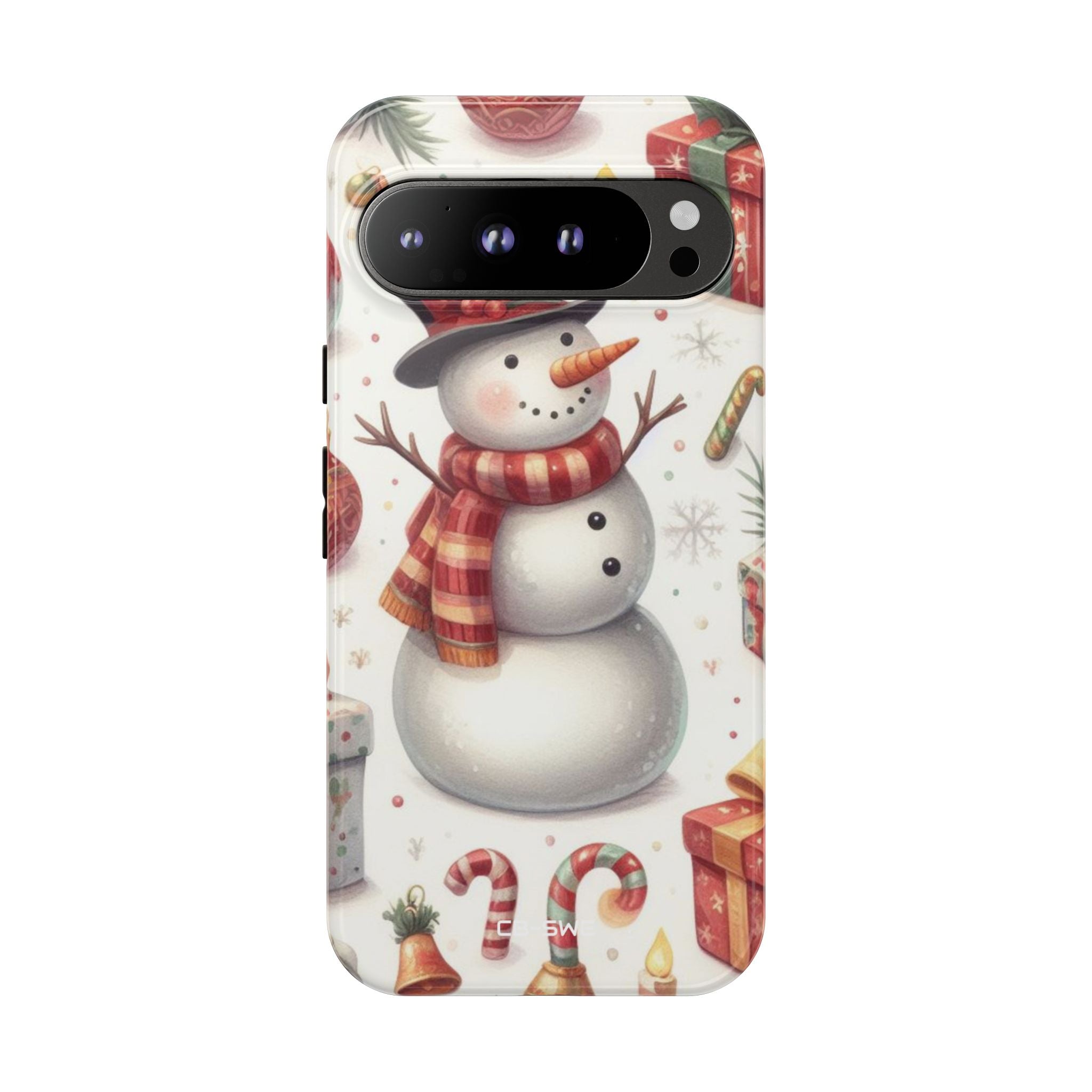 Snowman Wears Scarf - Google Pixel Case