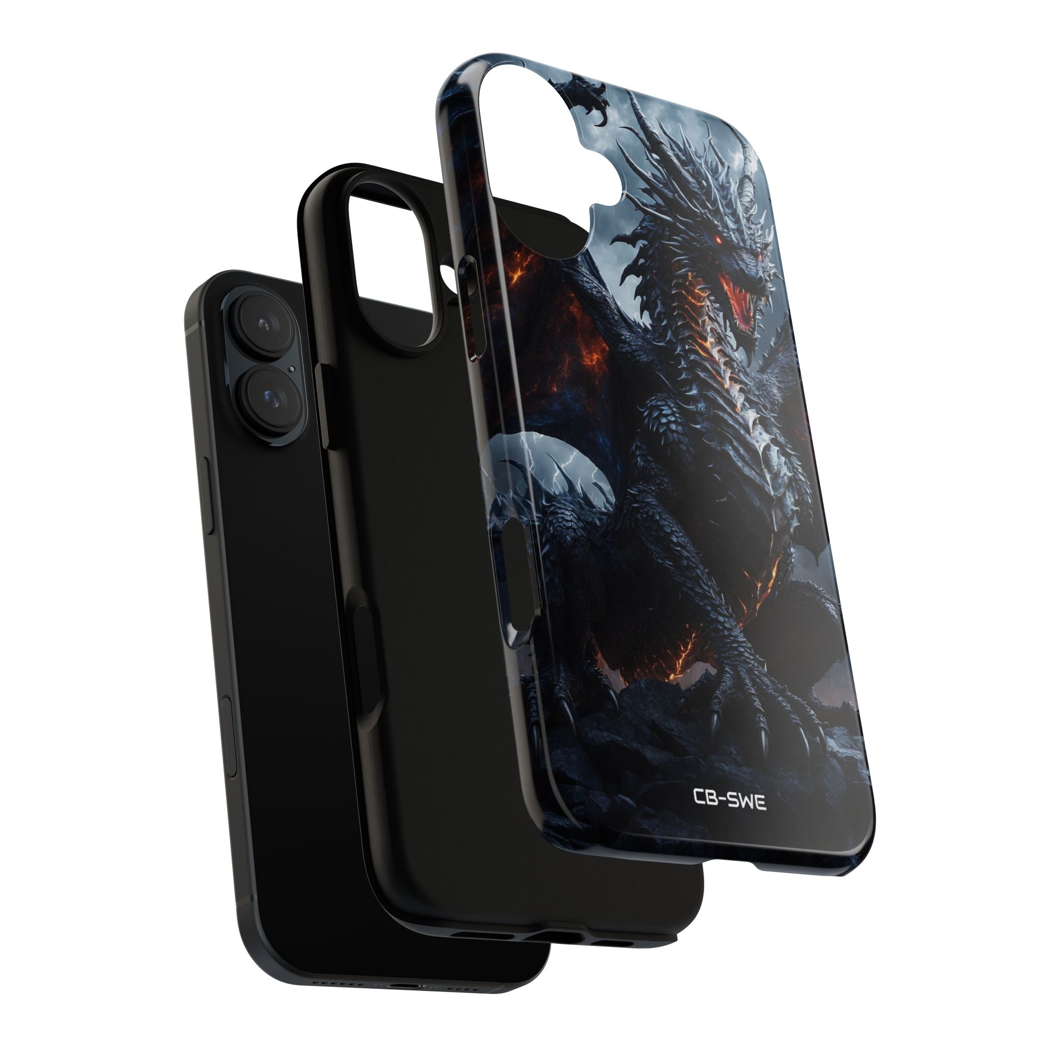 Fiery Wings Unleashed - iPhone Case