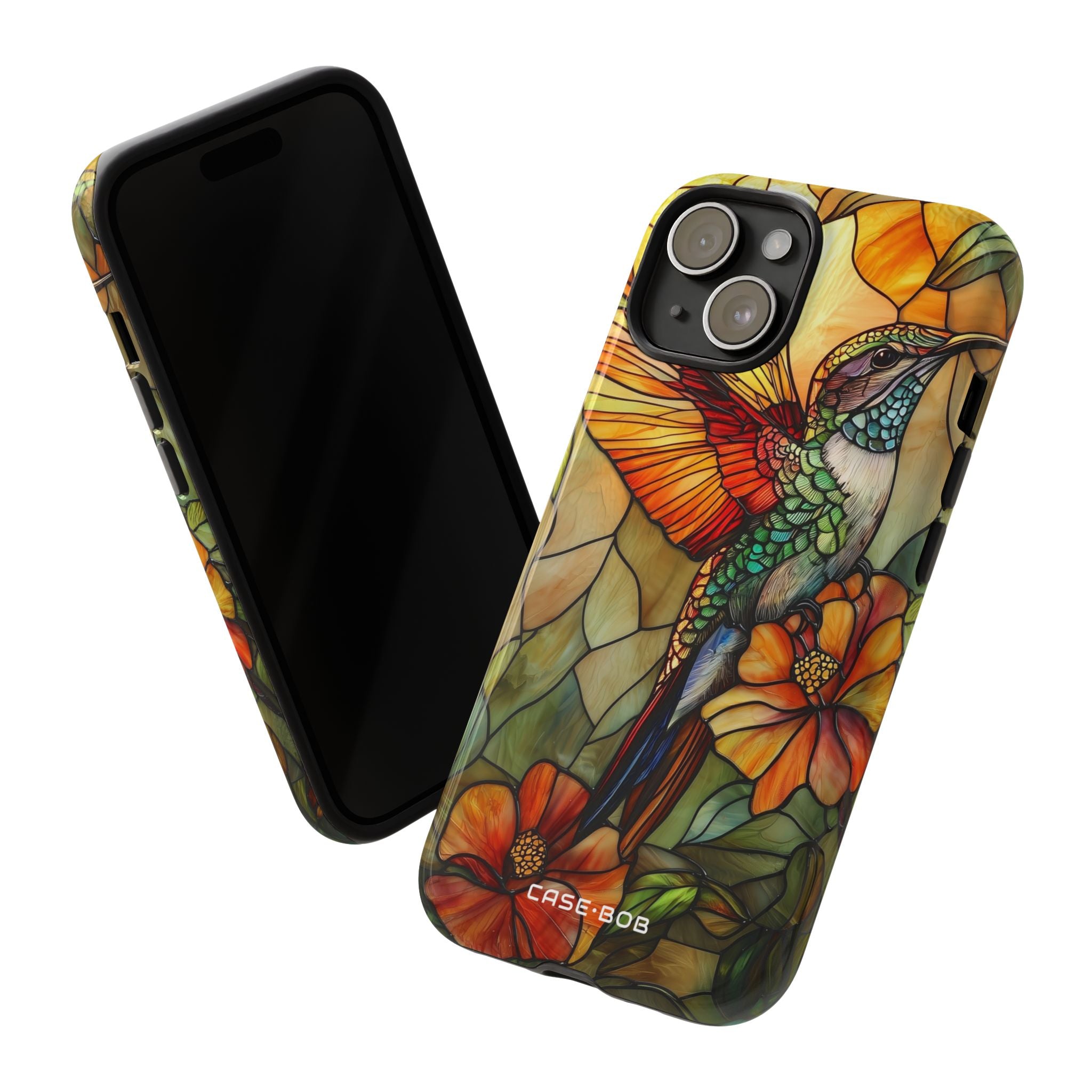 Hummingbird Radiance iPhone 15 Case - Tough