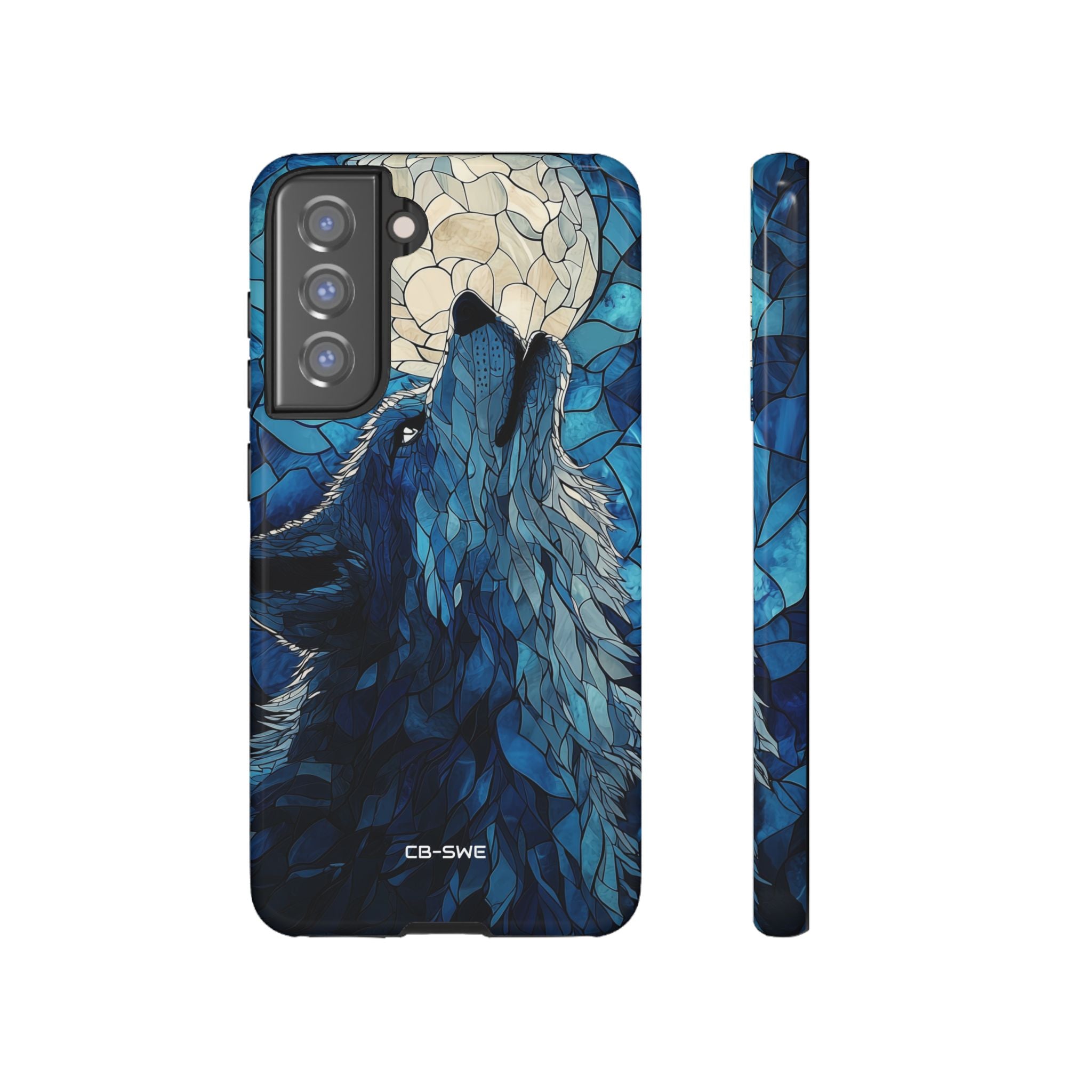 Wolf Howls Moonlight - Samsung Case