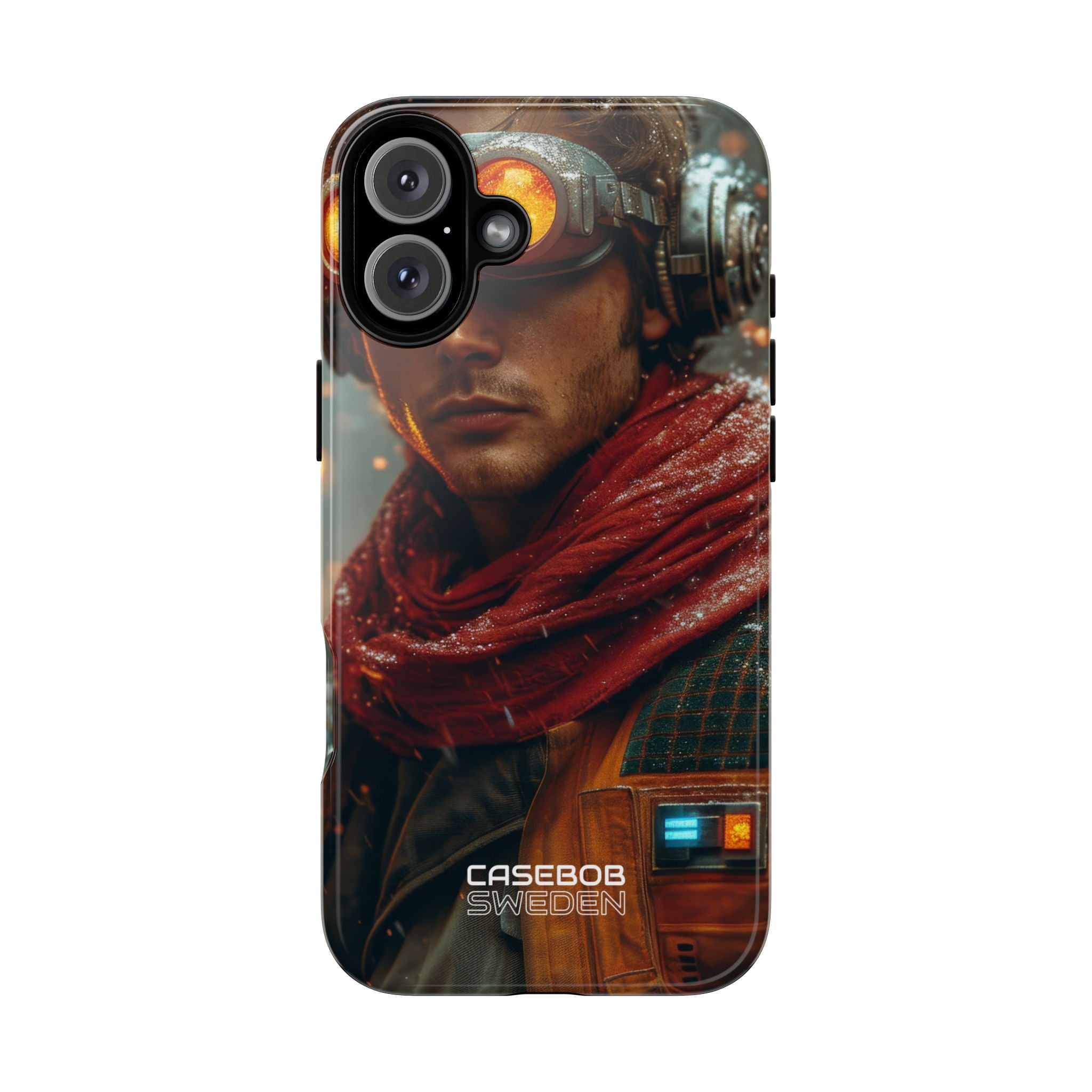 Futuristic Steampunk Explorer iPhone 16 - Tough