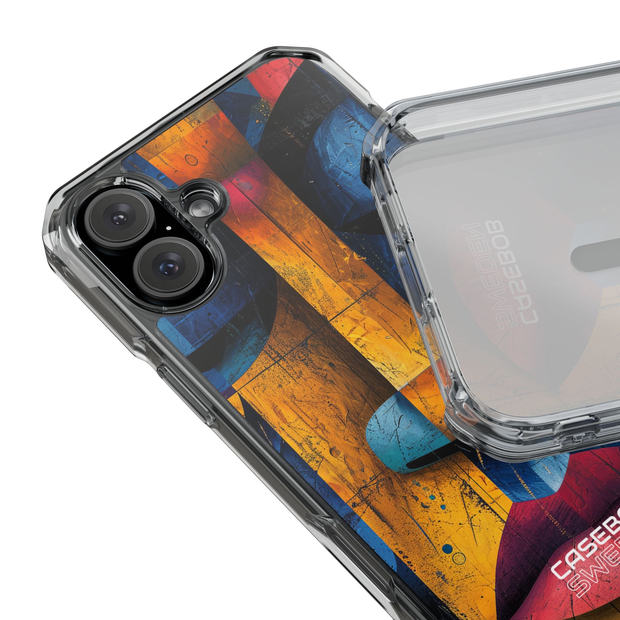 Geometric Face Fusion iPhone 16 - Impact Clear+