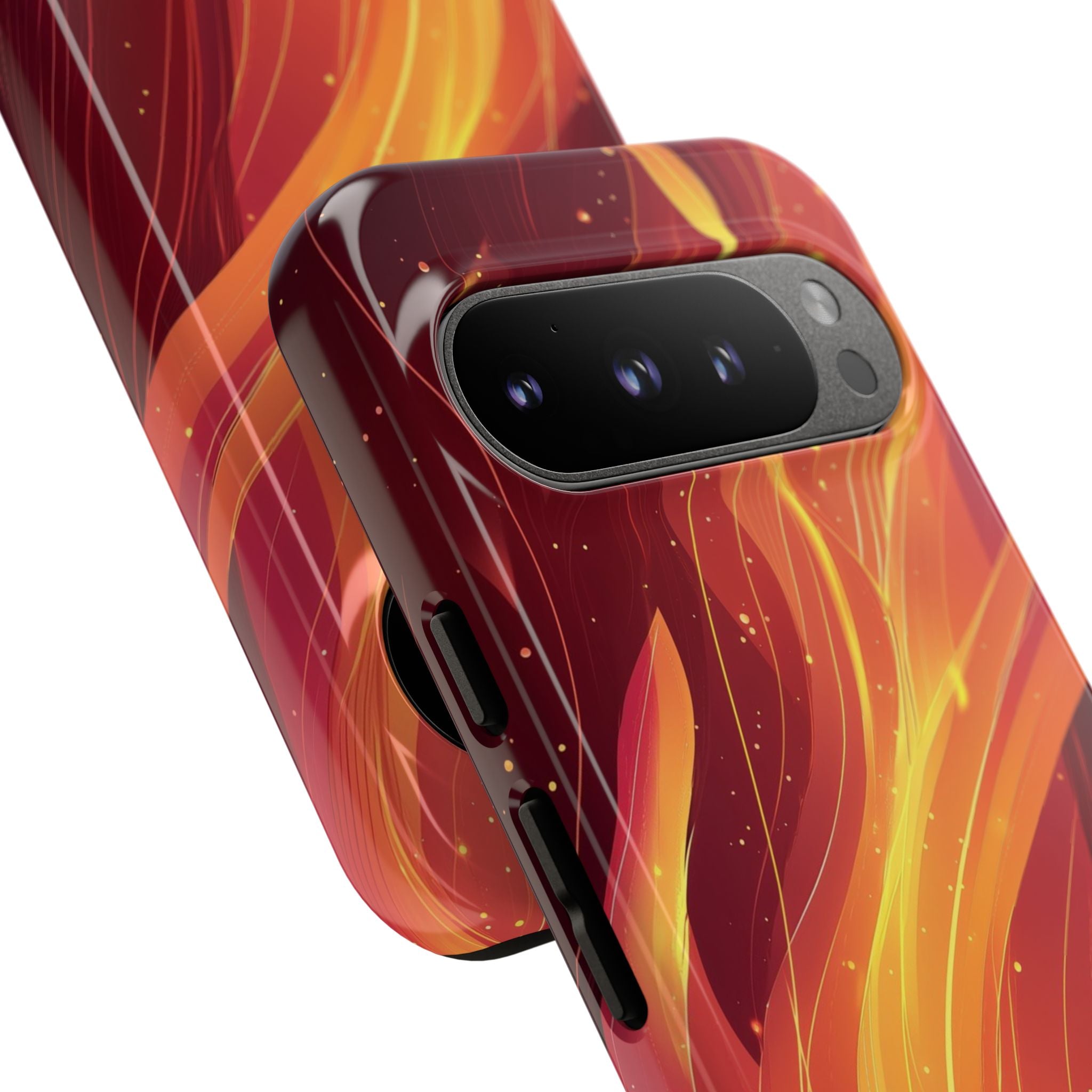 Flames Dance Upward - Google Pixel Case