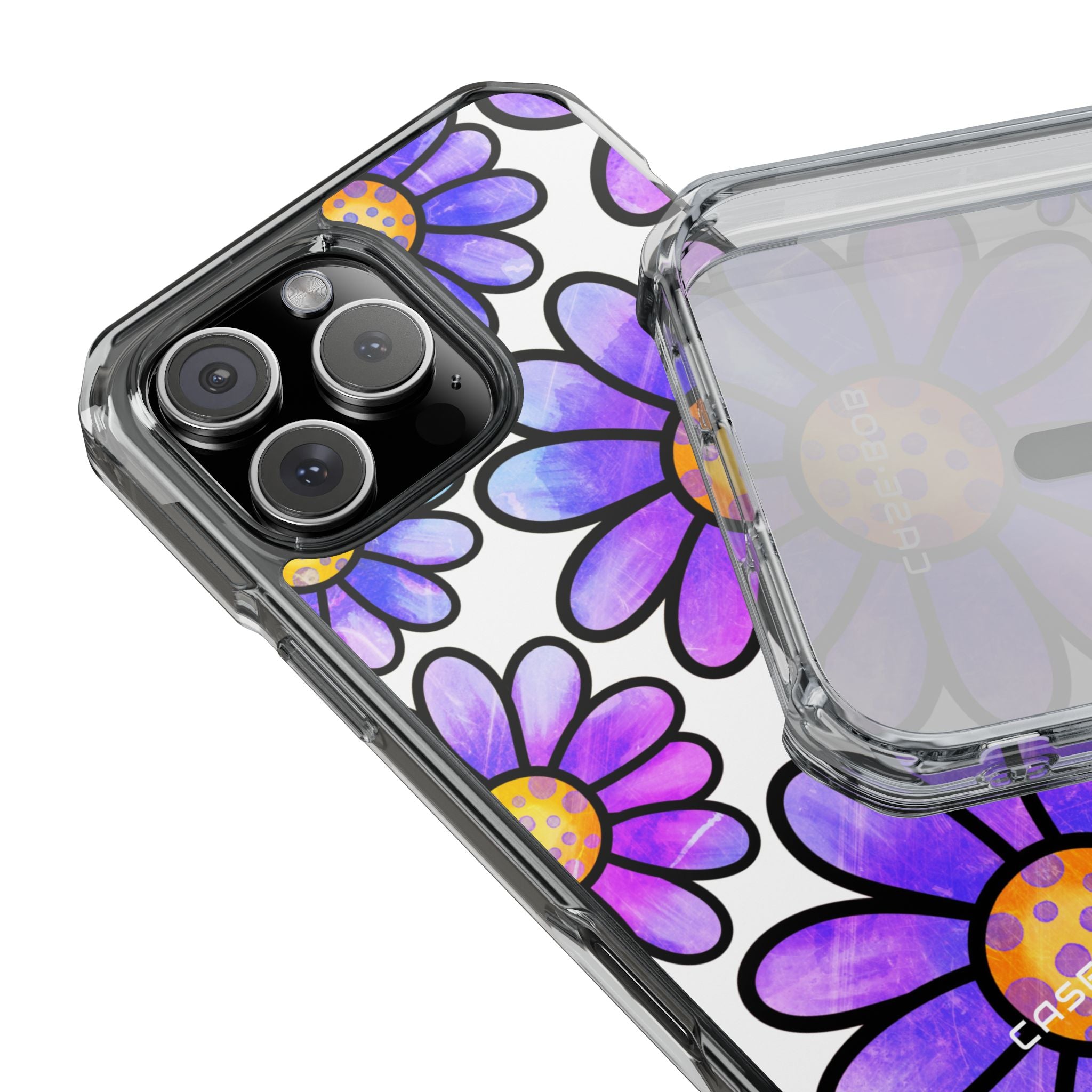 Polka Dot Blooms iPhone 16 Pro Max Case - Impact