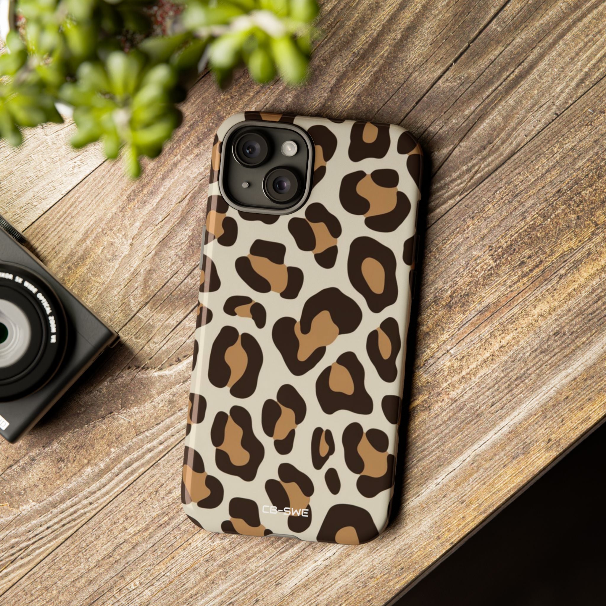 Leopard Print Elegance - iPhone Case