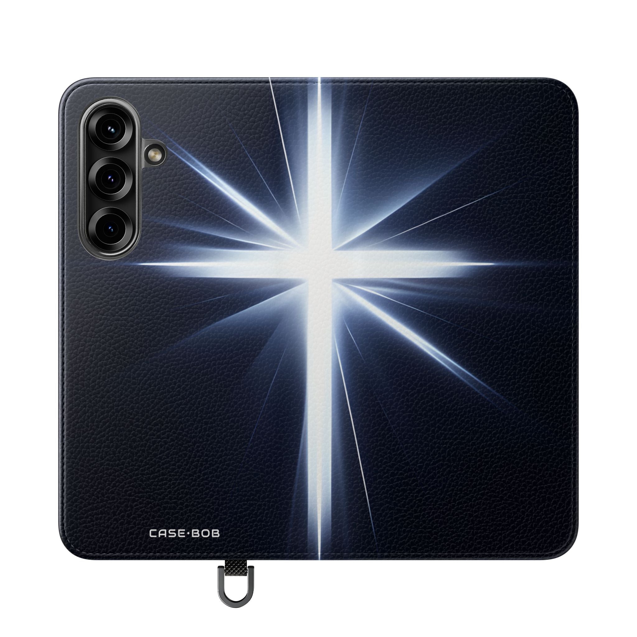 Glowing Crossburst - Samsung S25 Case - Wallet