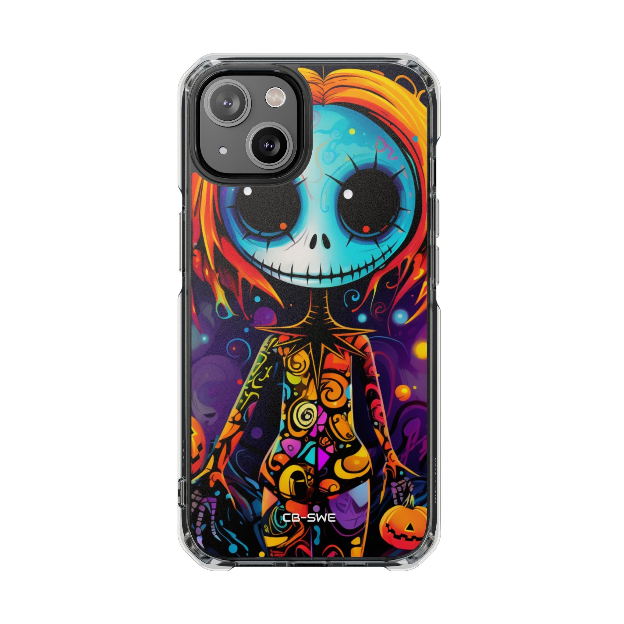 Skeletal Figure Laughs iPhone Case - Impact