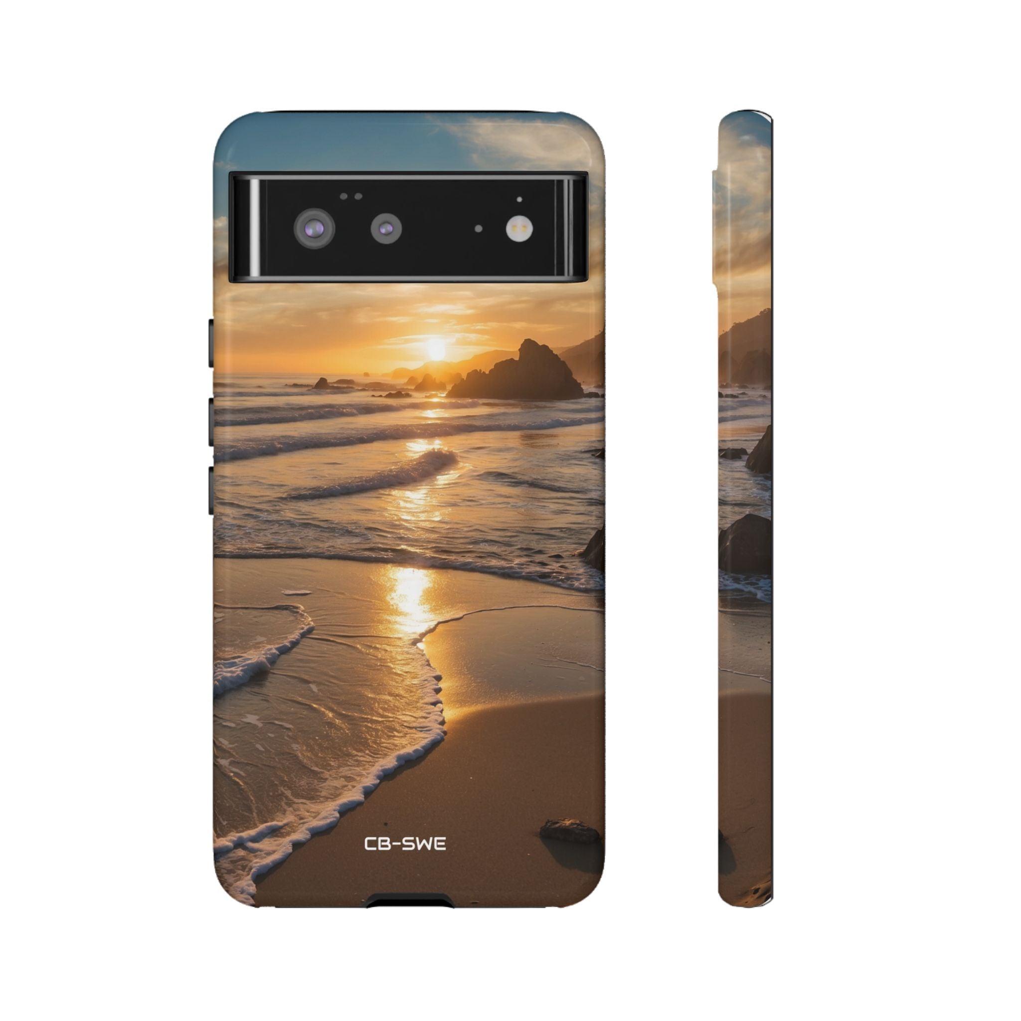 Waves Embrace Shore - Google Pixel Case