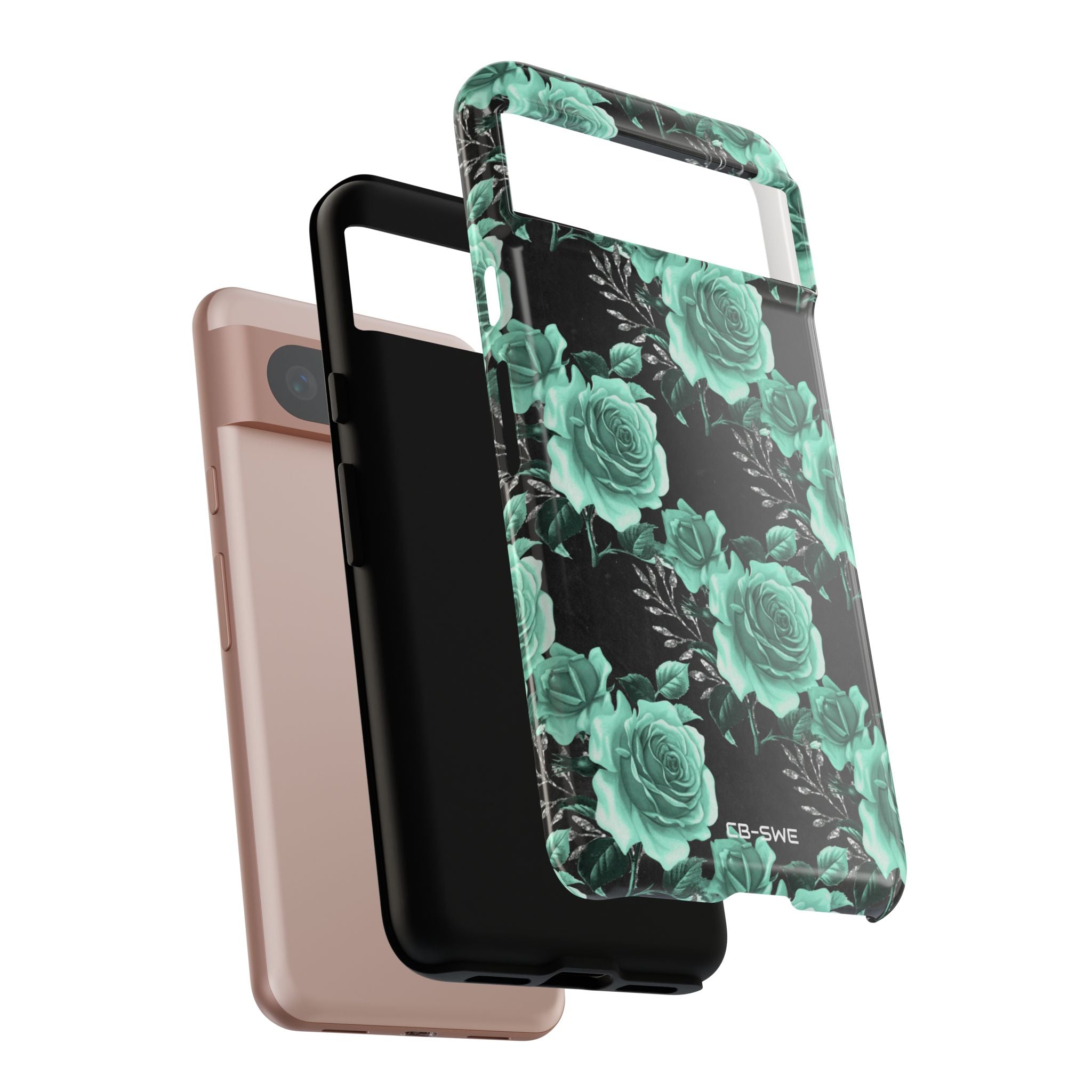 Turquoise Rose Symphony - Google Pixel Case