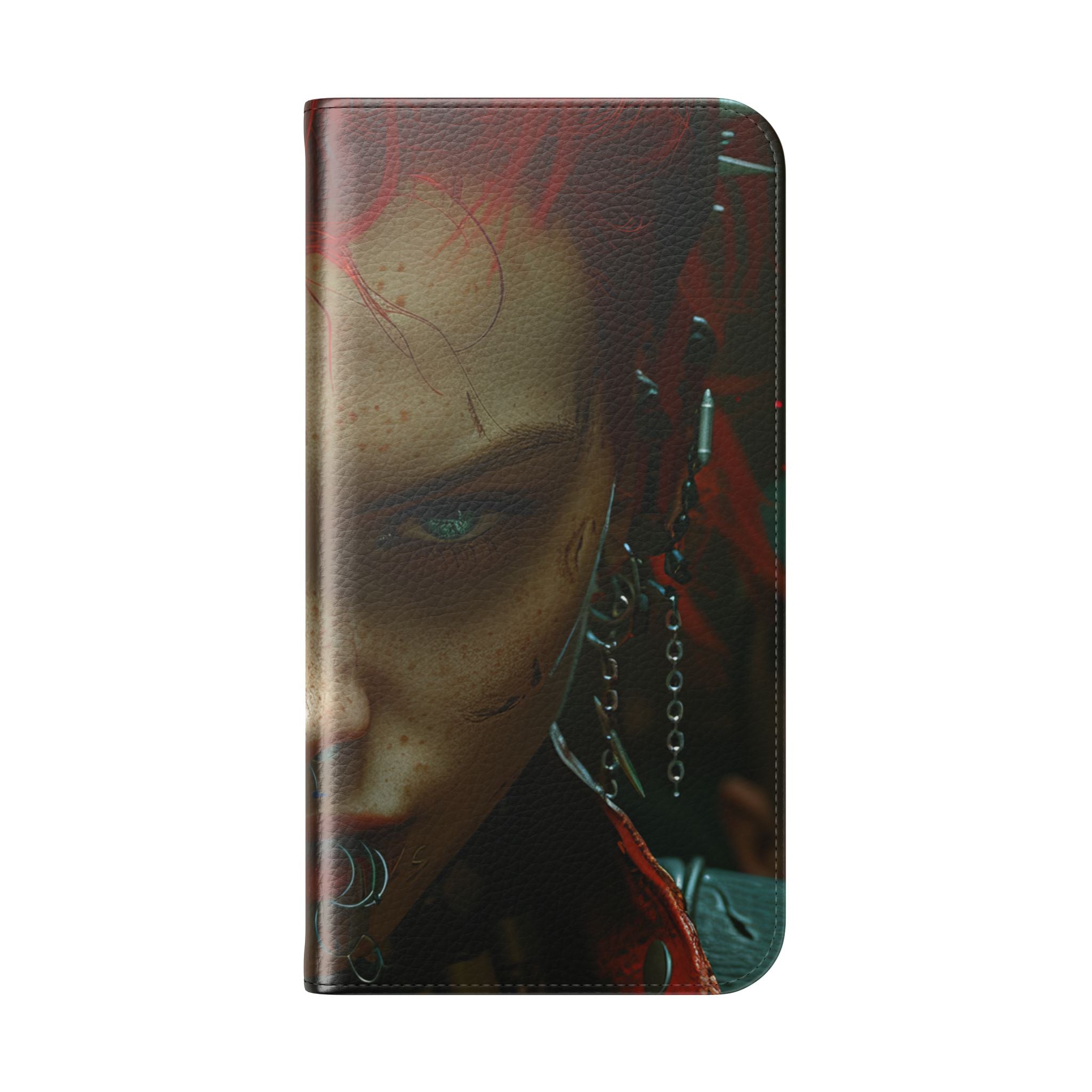 Scarlet Gaze - iPhone 16 Plus Case - Wallet